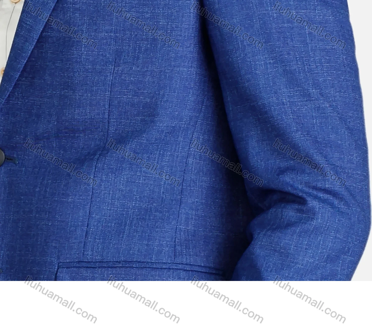 Wholesale Men's Formal Plain Single Breasted Patch Pocket Lapel Blazer & Pant 2 Piece Suit Sets - Liuhuamall