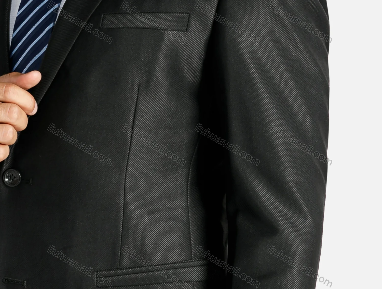 Wholesale Men's 2-Piece Lapel Button Solid Blazer&Pants Suit Set - Liuhuamall