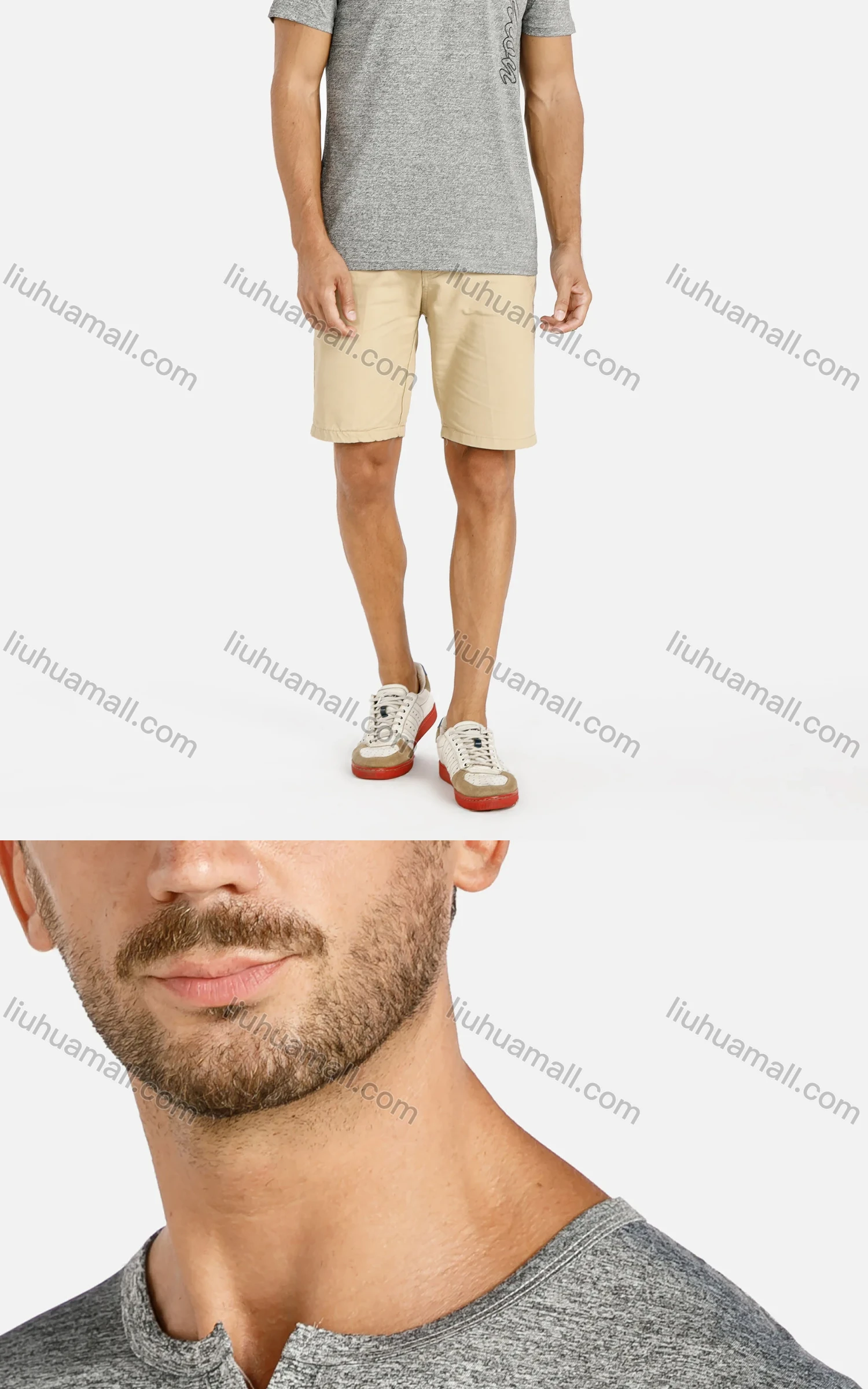 Wholesale Man's Regular Fit Letter Graphic Henley Shirt - Liuhuamall