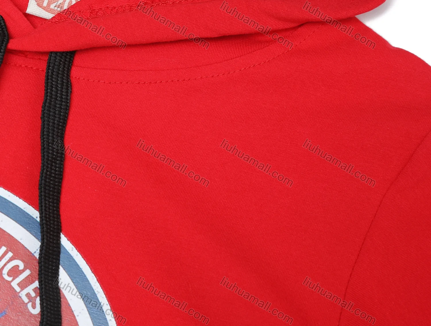 Wholesale Boy's Casual Graphic Short Sleeve Drawstring Hoodie - Liuhuamall