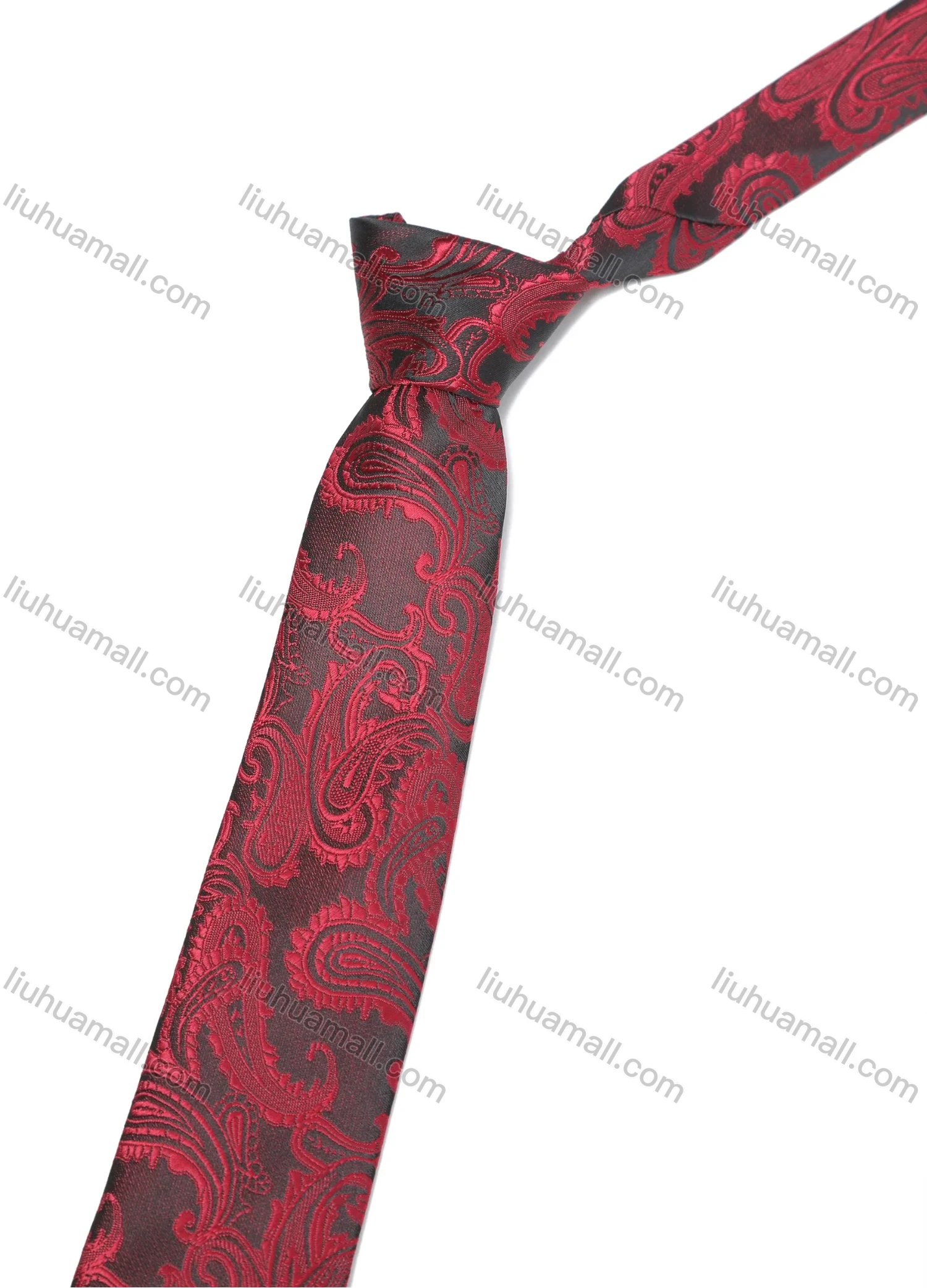Wholesale Men's Business Paisley Embroidered Ties & Pocket Square & Cufflinks Sets - Liuhuamall