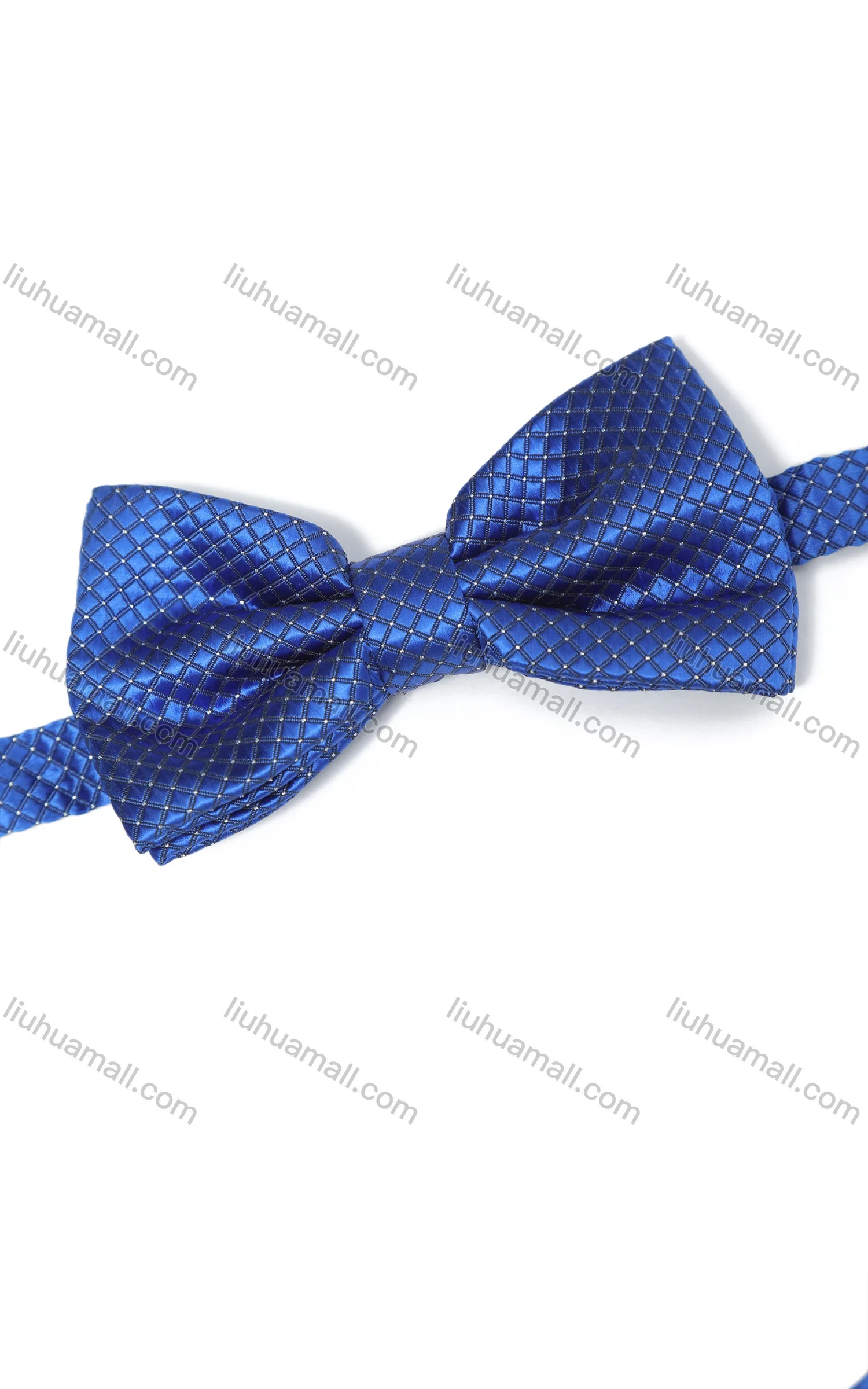 Wholesale Men's Fashion Plaid Adjustable Bow Ties & Pocket Square & Cufflinks Sets - Liuhuamall