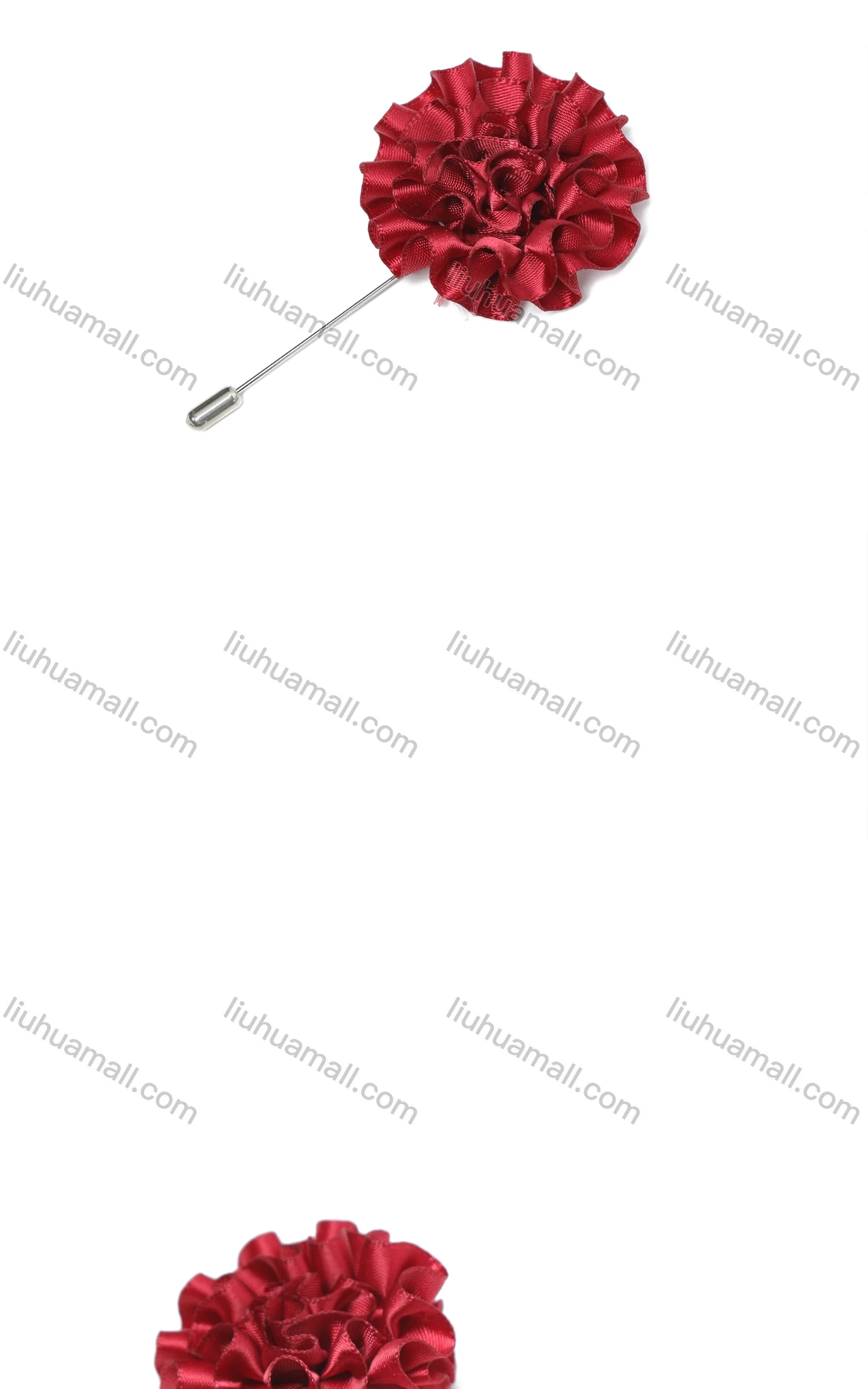 Wholesale Men's Fashion Plain Flower Boutonniere With Pin For Suit - Liuhuamall