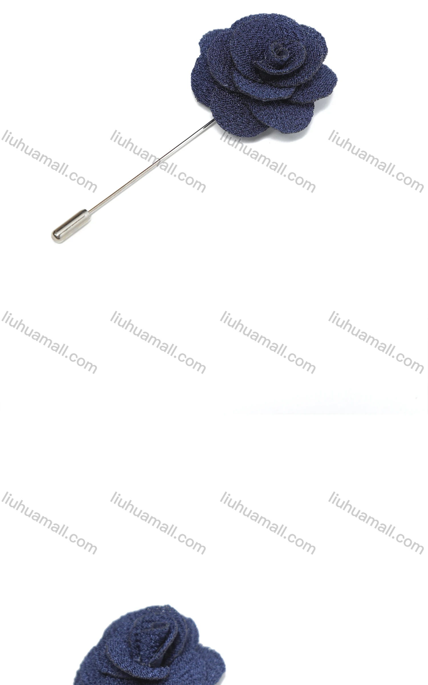 Wholesale Men's Fashion Plain Flower Boutonniere With Pin For Suit - Liuhuamall