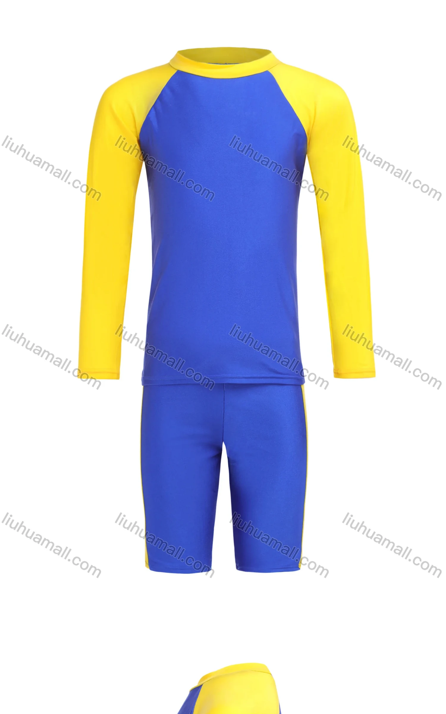 Wholesale Boys Colorblock Two-Piece Swimsuit Set 722181# - Liuhuamall