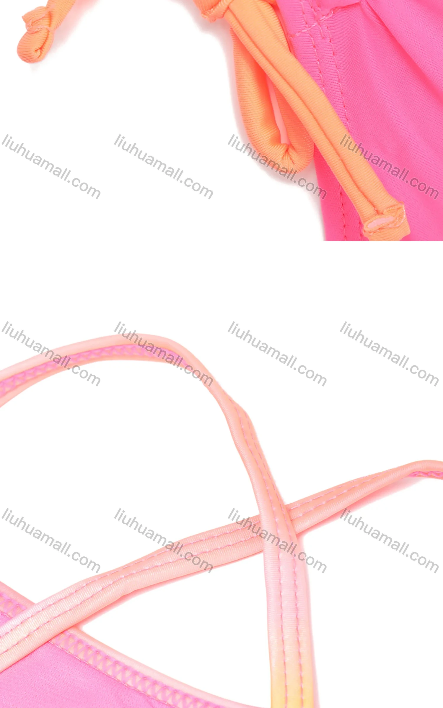 Wholesale Girls One Piece Letter Print Cut Out Letter Tie Dye Cut Out Swimsuit - Liuhuamall