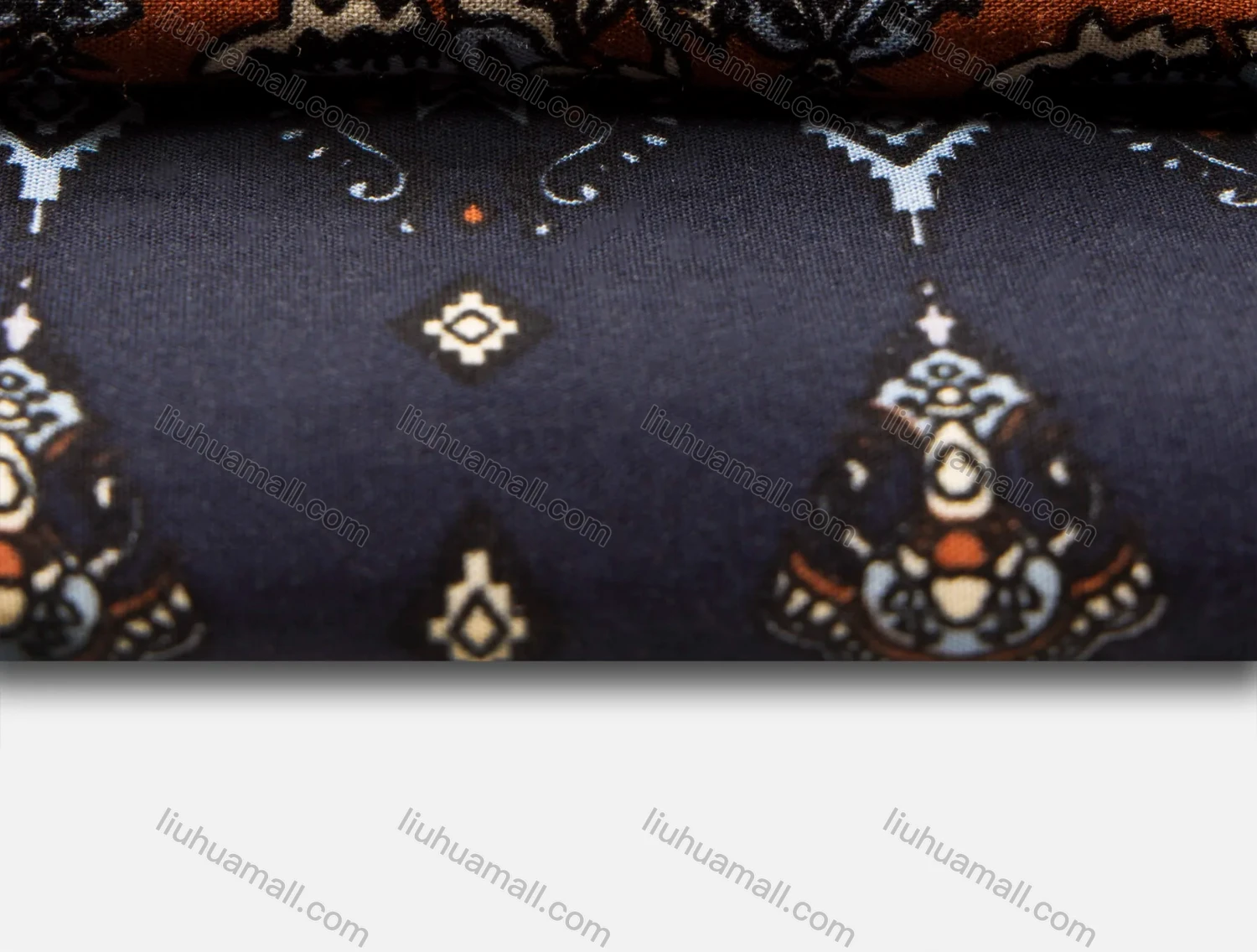 Wholesale Women's Vintage Half Sleeve Tie Neck Midi Dress - Liuhuamall