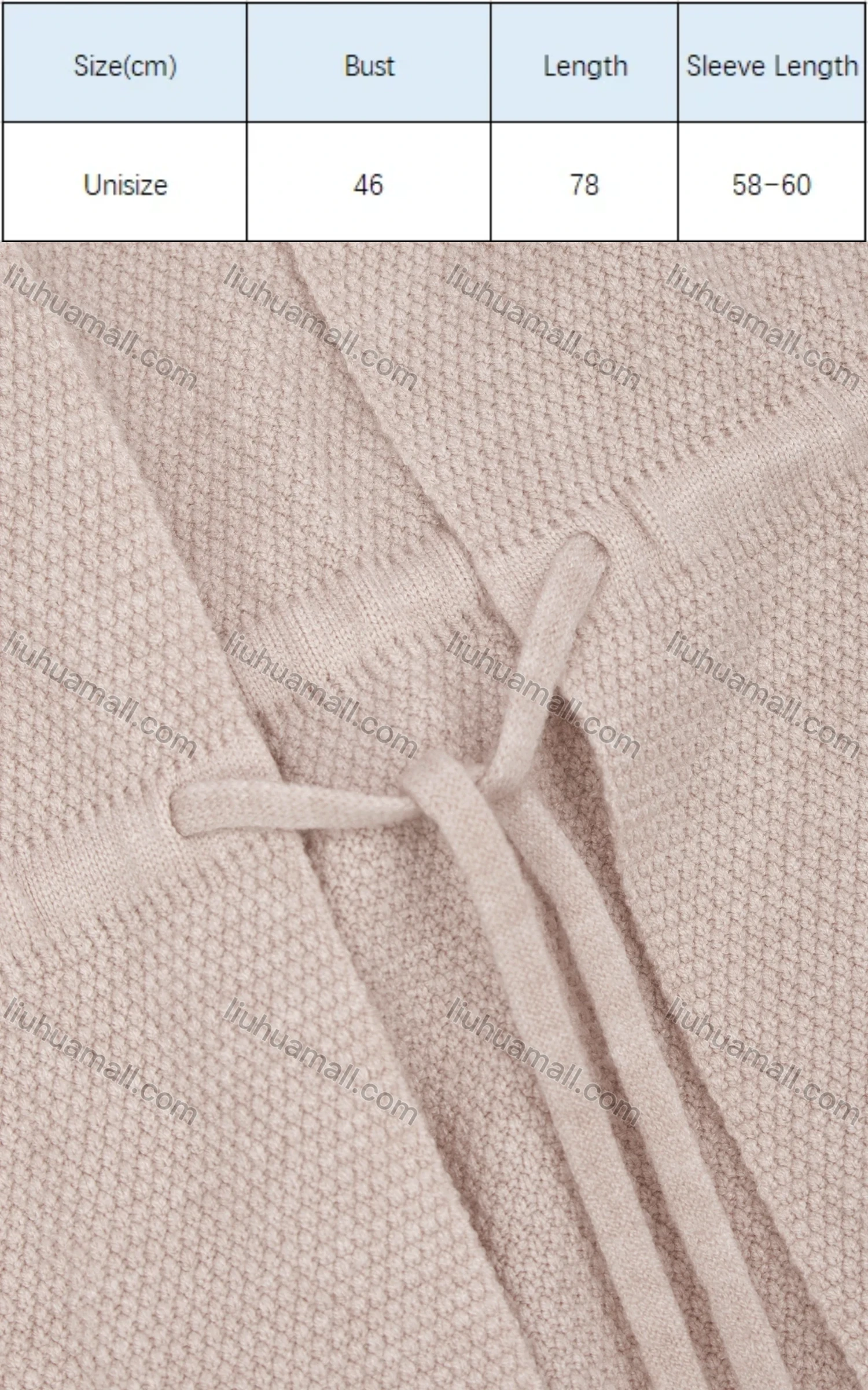 Wholesale Women's Plain Long Sleeve Tie Front Dual Pockets Hooded Cardigan - Liuhuamall