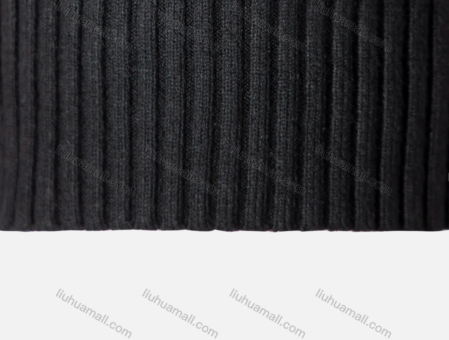 Wholesale Women's Plain Rib-knit Mock Neck Long Sleeve Sweater - Liuhuamall