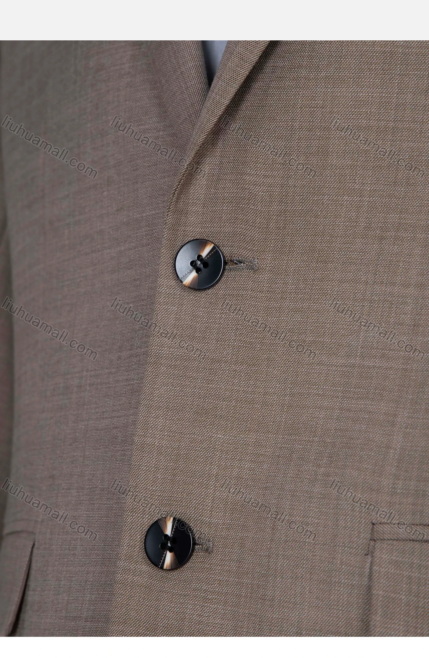 Wholesale Men's Formal Plain Single Breasted Pockets Lapel Slim Fit Blazer & Trousers 2 Piece Sets - Liuhuamall