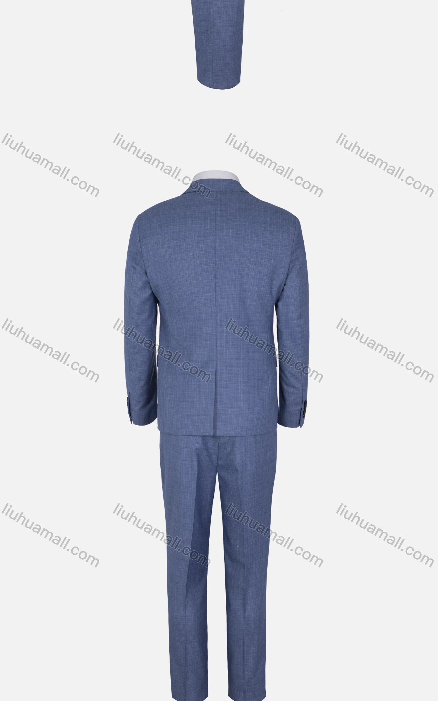 Wholesale Men's Formal Plain One Button Pockets Lapel Slim Fit Blazer & Trousers 2 Piece Sets - Liuhuamall