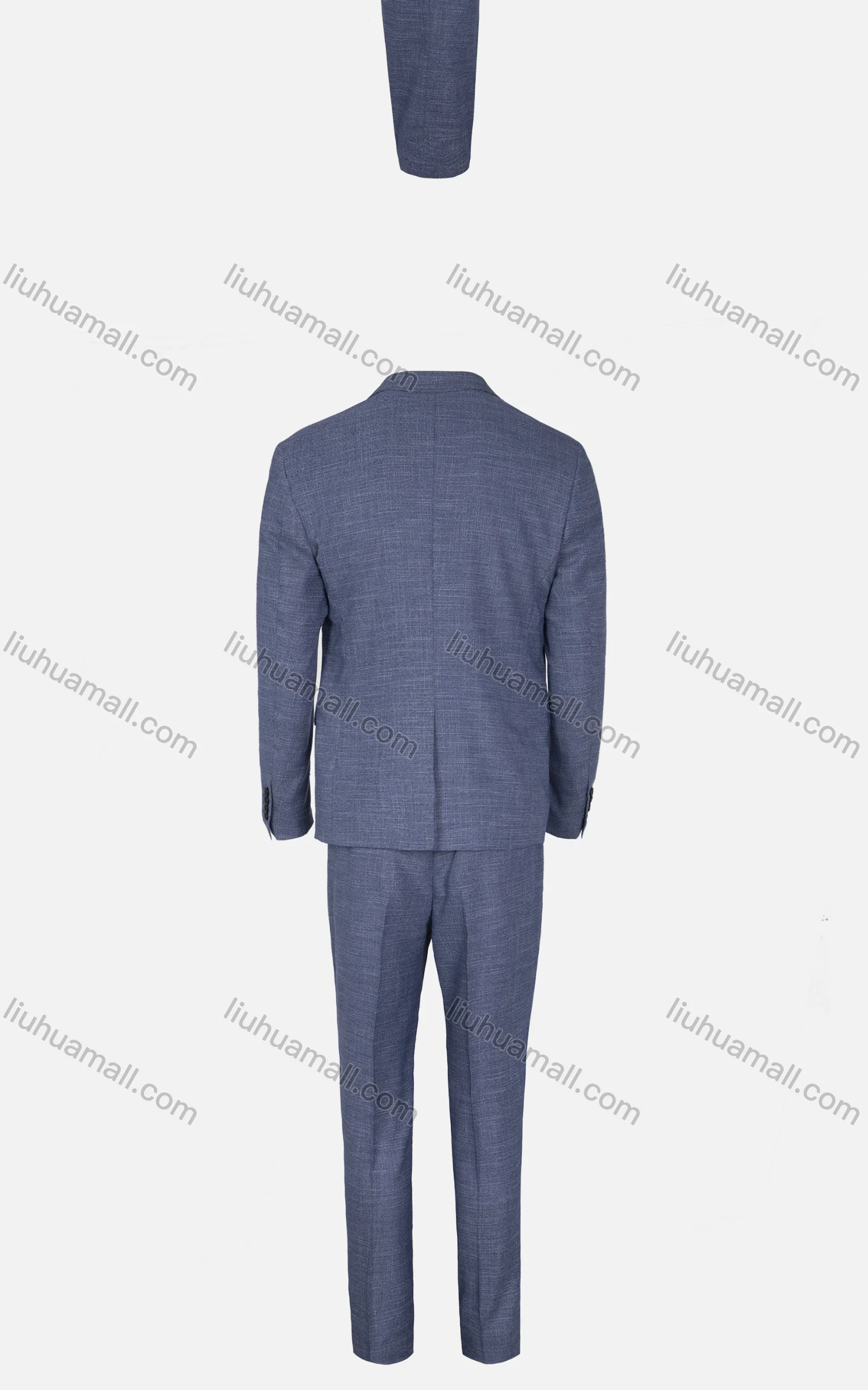 Wholesale Men's Formal Plain One Button Pockets Lapel Slim Fit Blazer & Trousers 2 Piece Sets - Liuhuamall