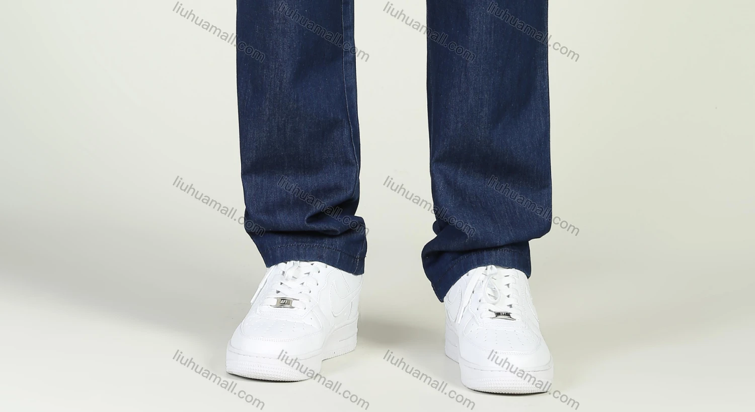 Wholesale Men's Long Sleeve Pocket Button Front Denim Shirt & Straight Leg Trousers 2 Piece Set - Liuhuamall