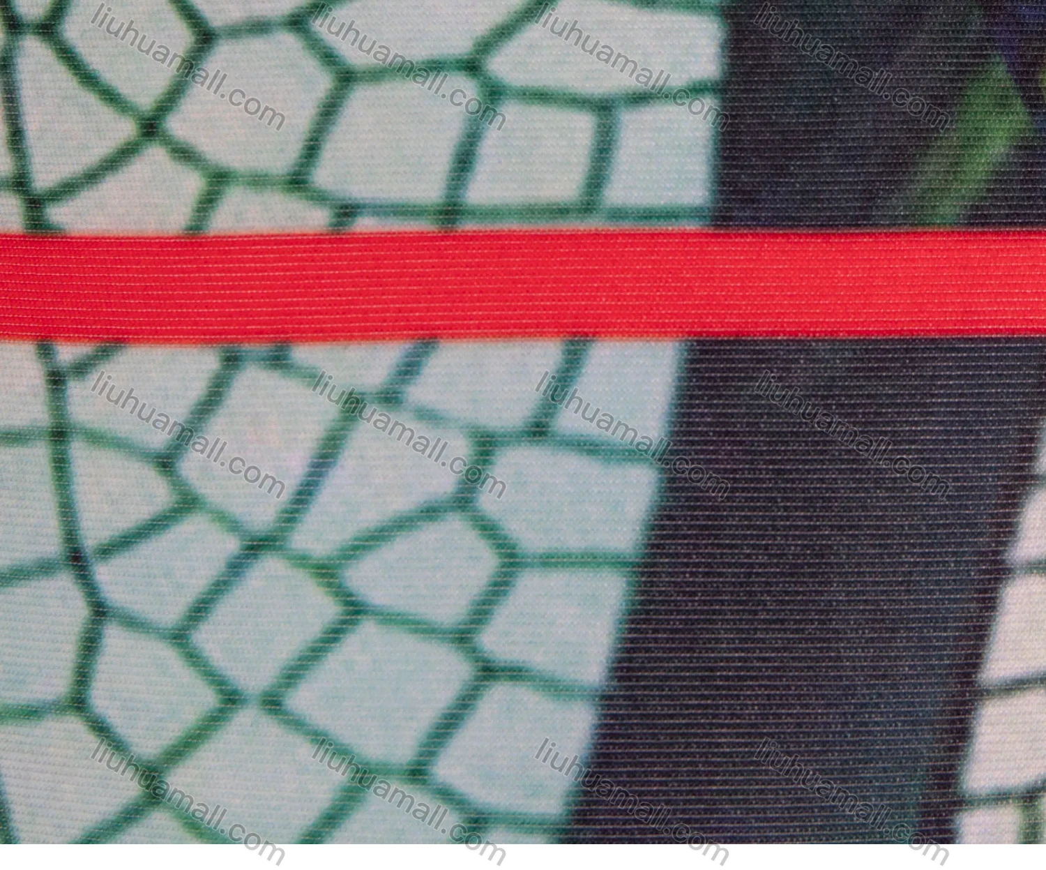 Wholesale Women's Athletic Allover Abstract Print Striped Trim High Waist Yoga Elasticity Leggings - Liuhuamall