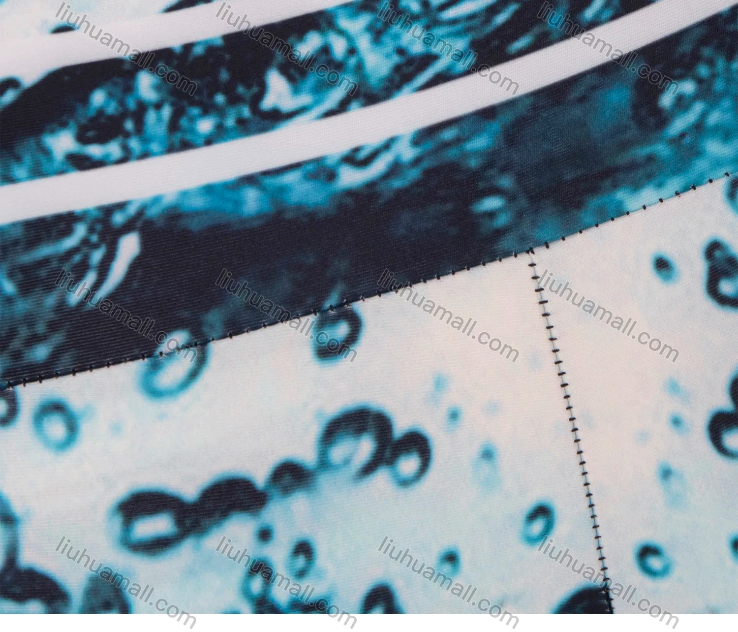 Wholesale Women's Athletic Water-bubble Print Tie Dye High Waist Yoga Elasticity Leggings - Liuhuamall