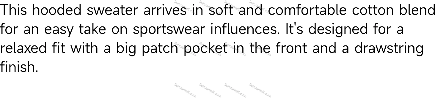 Wholesale Men's Plain Knitting Kangaroo Pocket Drawstring Sweater Hoodie - Liuhuamall