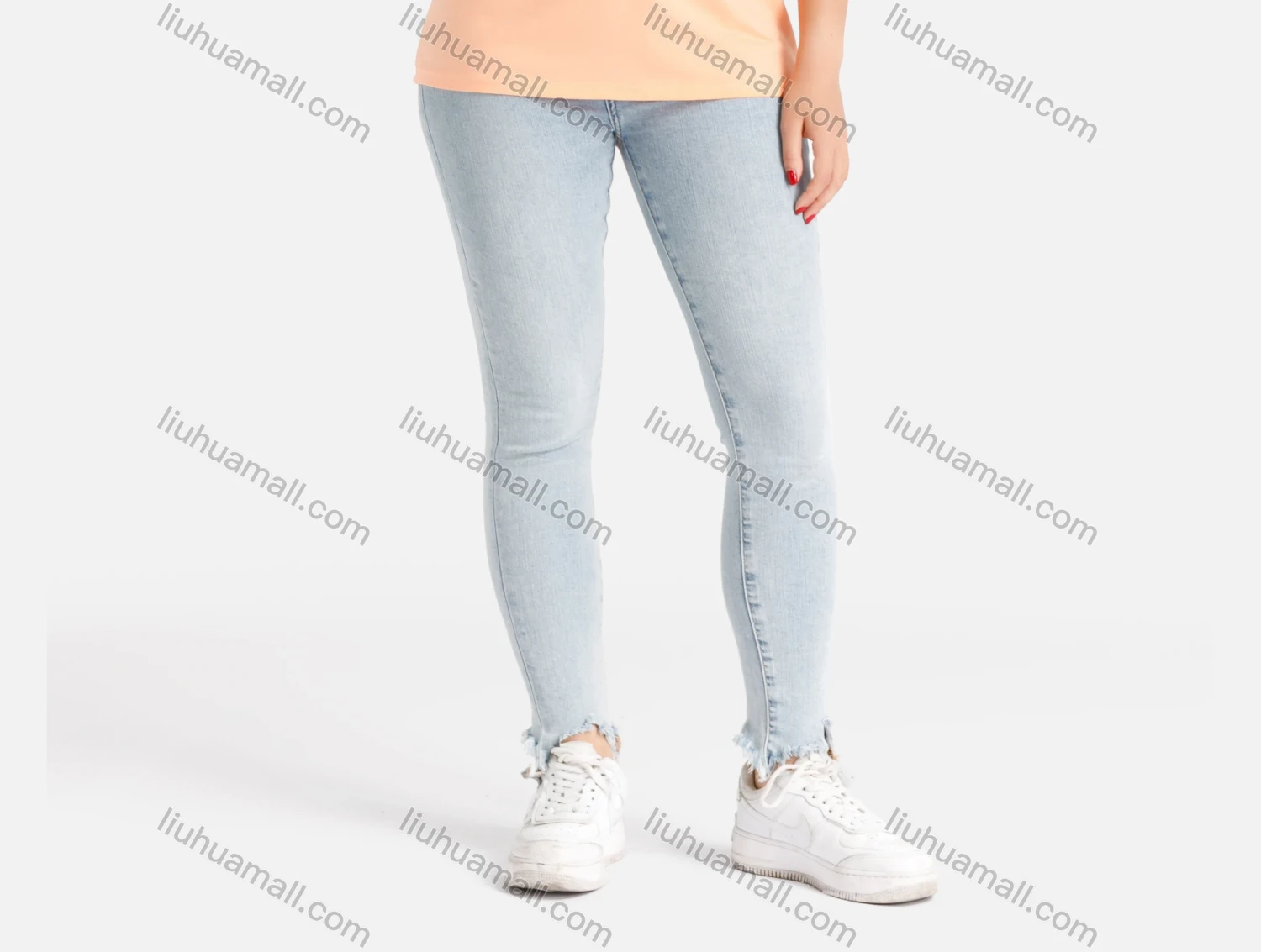 Wholesale Women's Casual Short Sleeve Crew Neck Tee - Liuhuamall