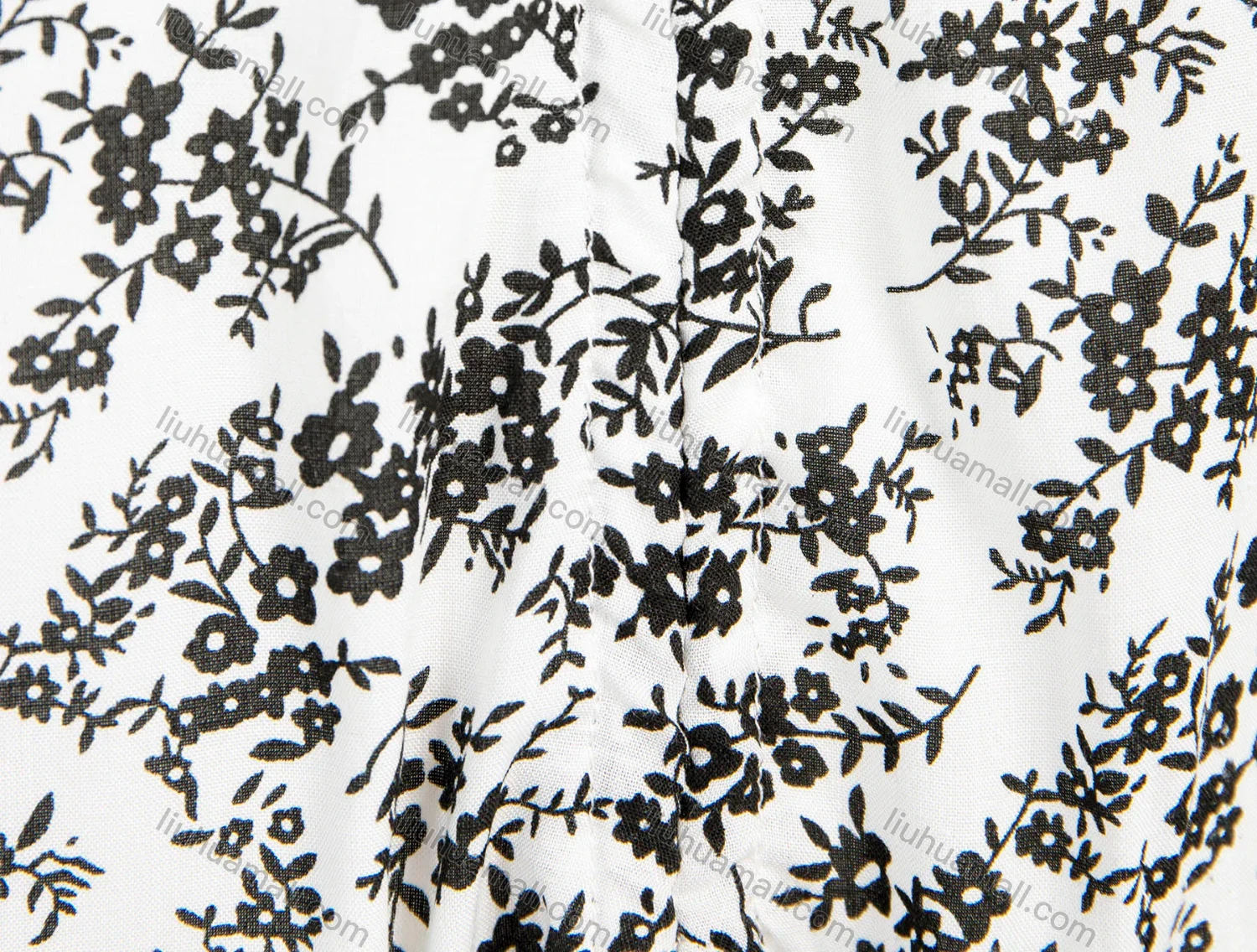 Wholesale Women's Summer V-Neck Butterfly Sleeve Crop Ditsy Floral Print Blouse - Liuhuamall