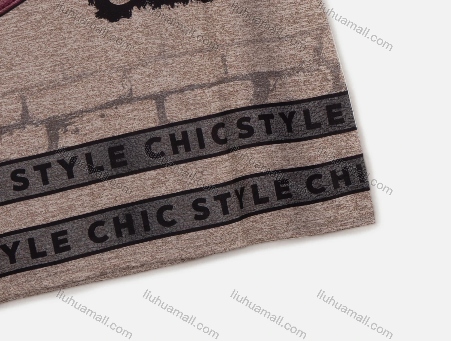 Wholesale Women's Summer Letter Graphic Print Drop Sleeve Round Neck Tee - Liuhuamall