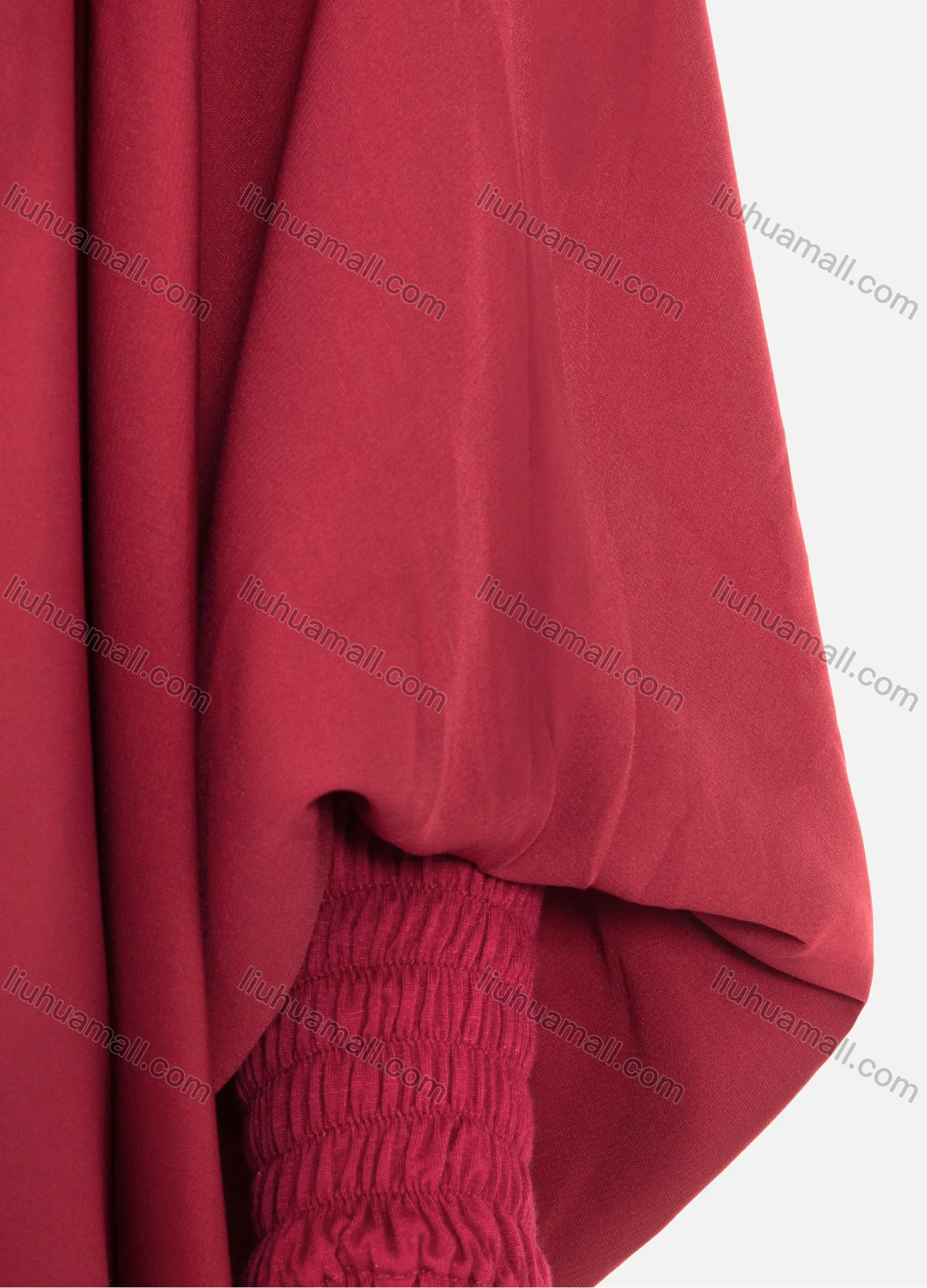 Wholesale Women's Islamic Modest Linen Plain Prayer Maxi Abaya Dress With Hijab 2 Pieces Set - Liuhuamall