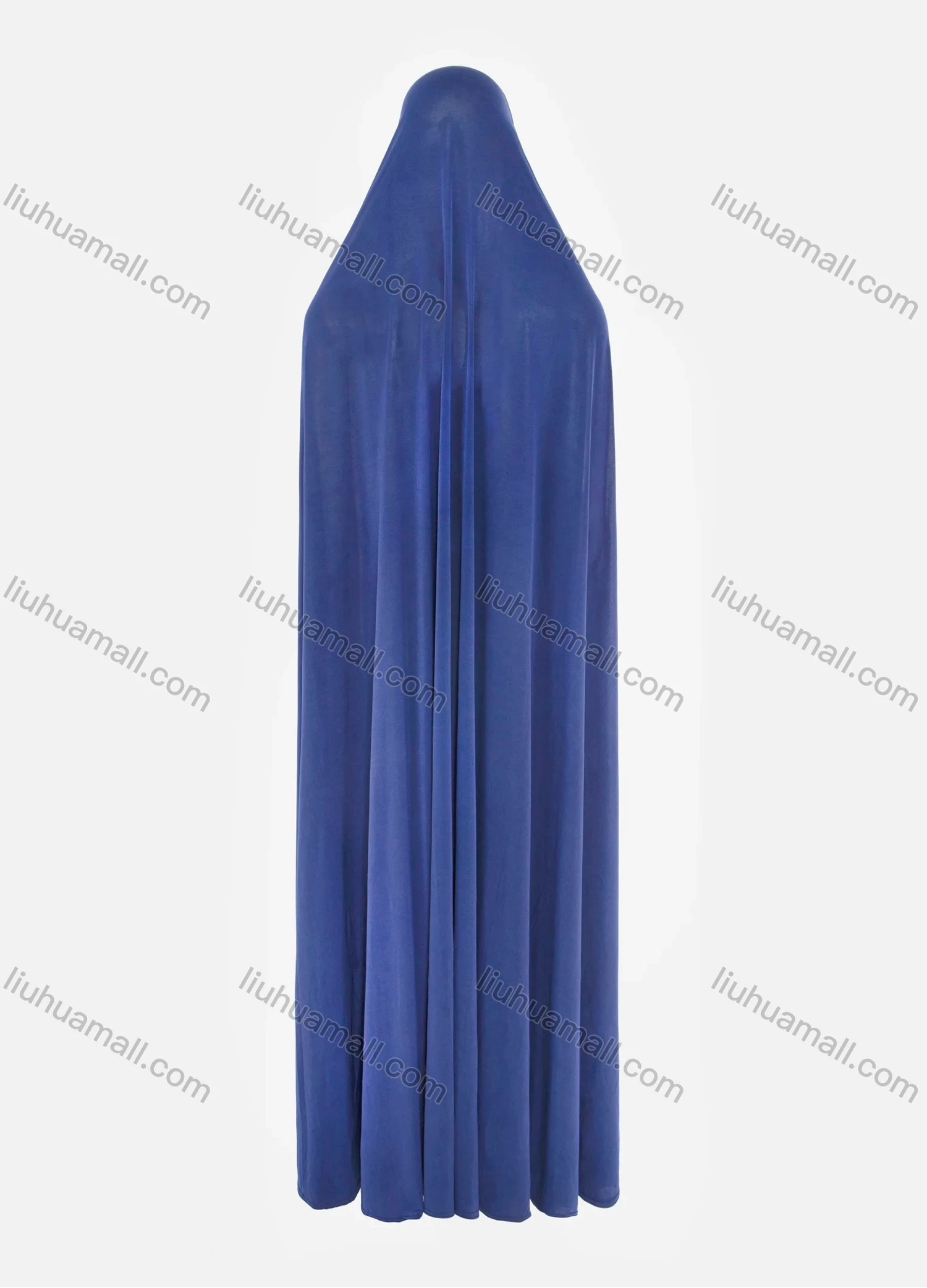 Wholesale Women's Islamic Modest Prayer Guipure Lace Trim Maxi Abaya Dress With Hijab 2 Pieces Set - Liuhuamall