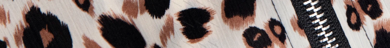 Wholesale Women's Casual Leopard Print Zipper Dual Pockets Jacket - Liuhuamall