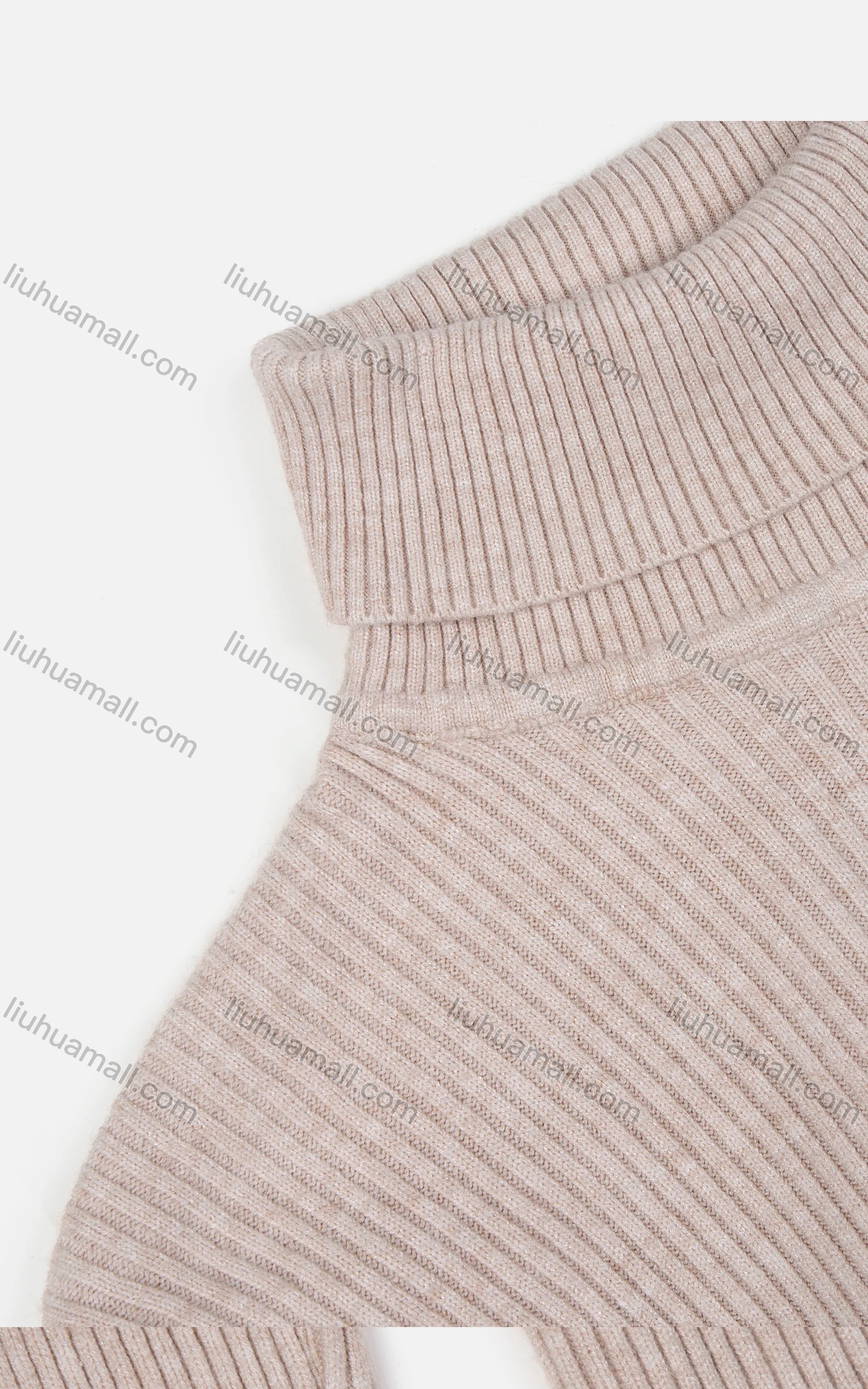 Wholesale Men's Casual Turtle Neck Slim Fit Rib-knit Plain Sweater - Liuhuamall