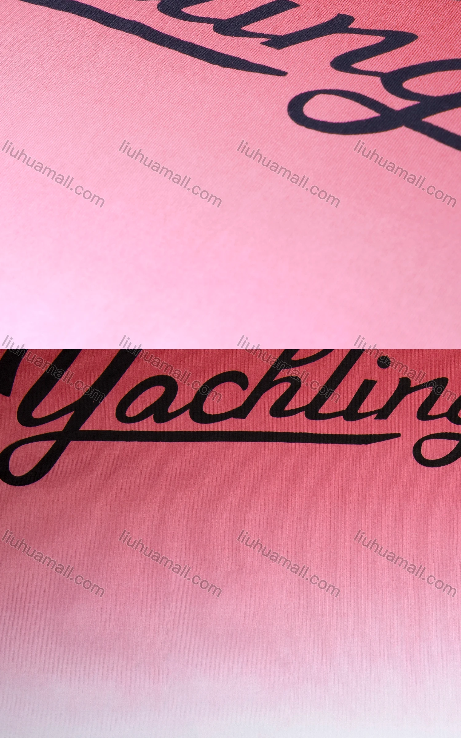 Wholesale Men's Casual Ombre Letter Print Round Neck Short Sleeve T Shirt - Liuhuamall