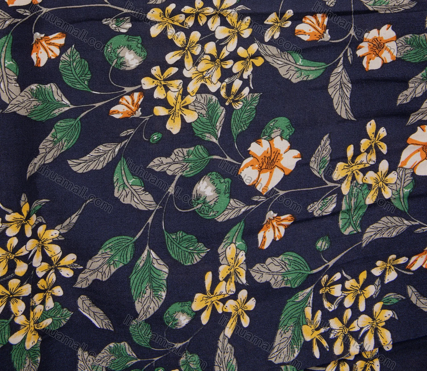 Wholesale Women's Sleeveless V-Neck Spaghetti Strap Floral Print Pleated Cami Dress - Liuhuamall