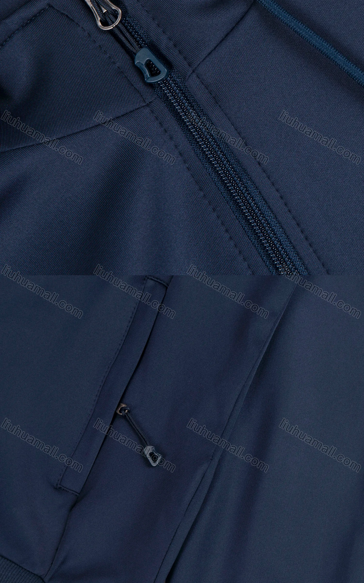 Wholesale Men's Sporty 2-Piece Long Sleeve Hooded Jacket & Striped Jogger Pants Sets - Liuhuamall