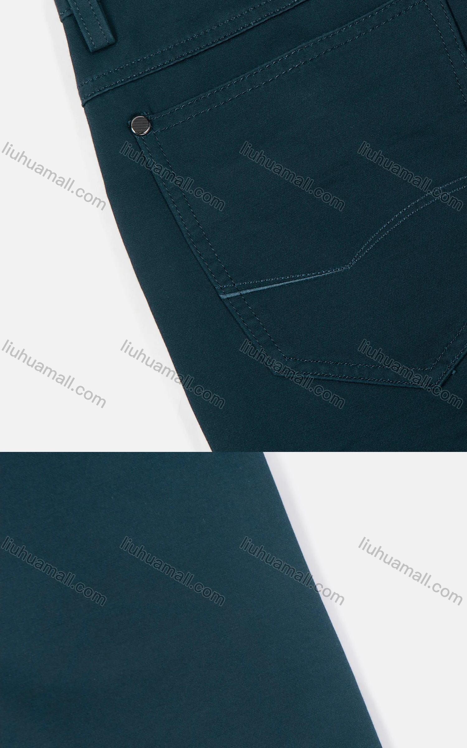 Wholesale Men's Casual Straight Leg Pockets Zipper Fly Plain Chino Pants - Liuhuamall