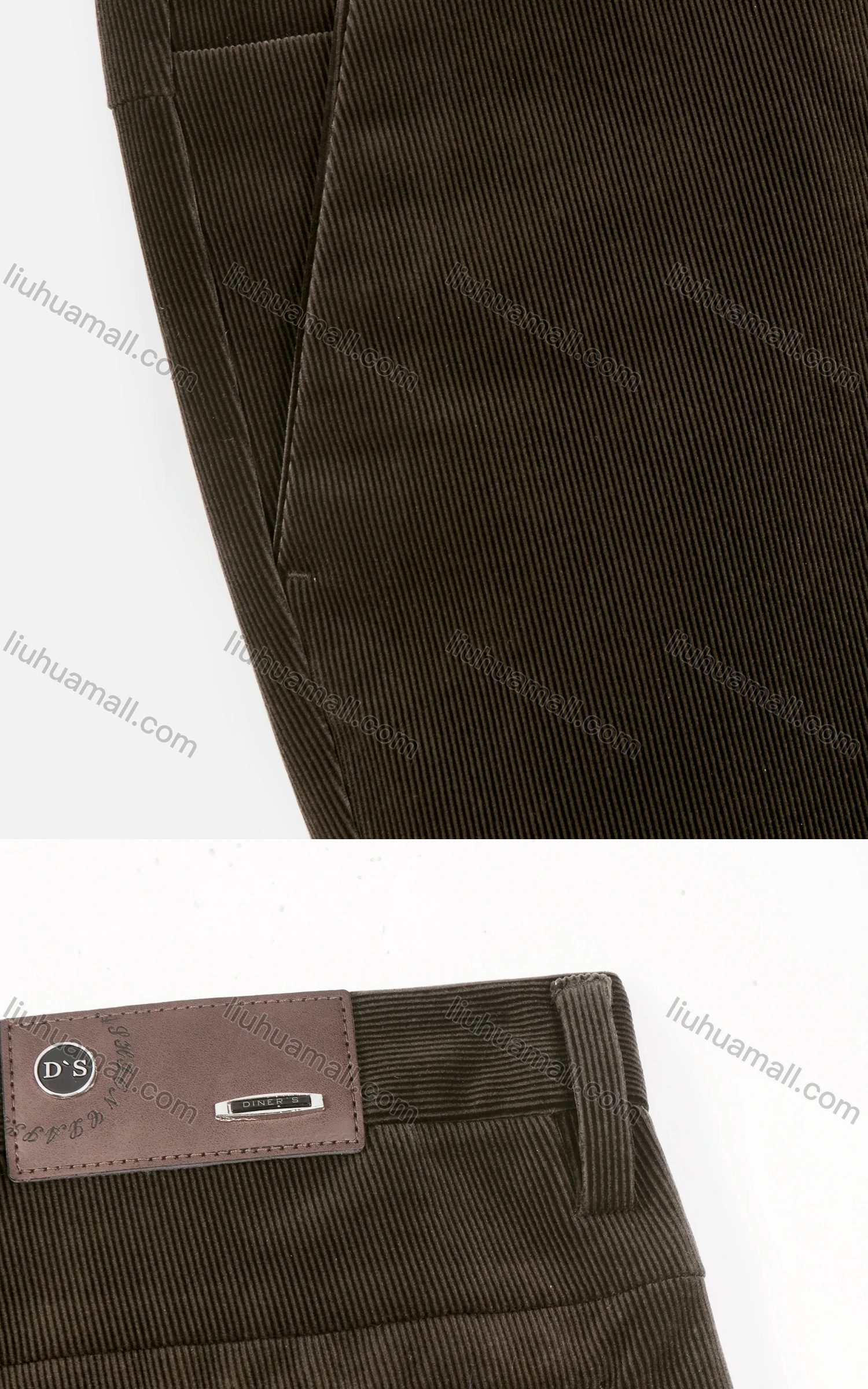 Wholesale Men's Casual Straight Leg Pockets Zipper Fly Plain Chino Pants - Liuhuamall