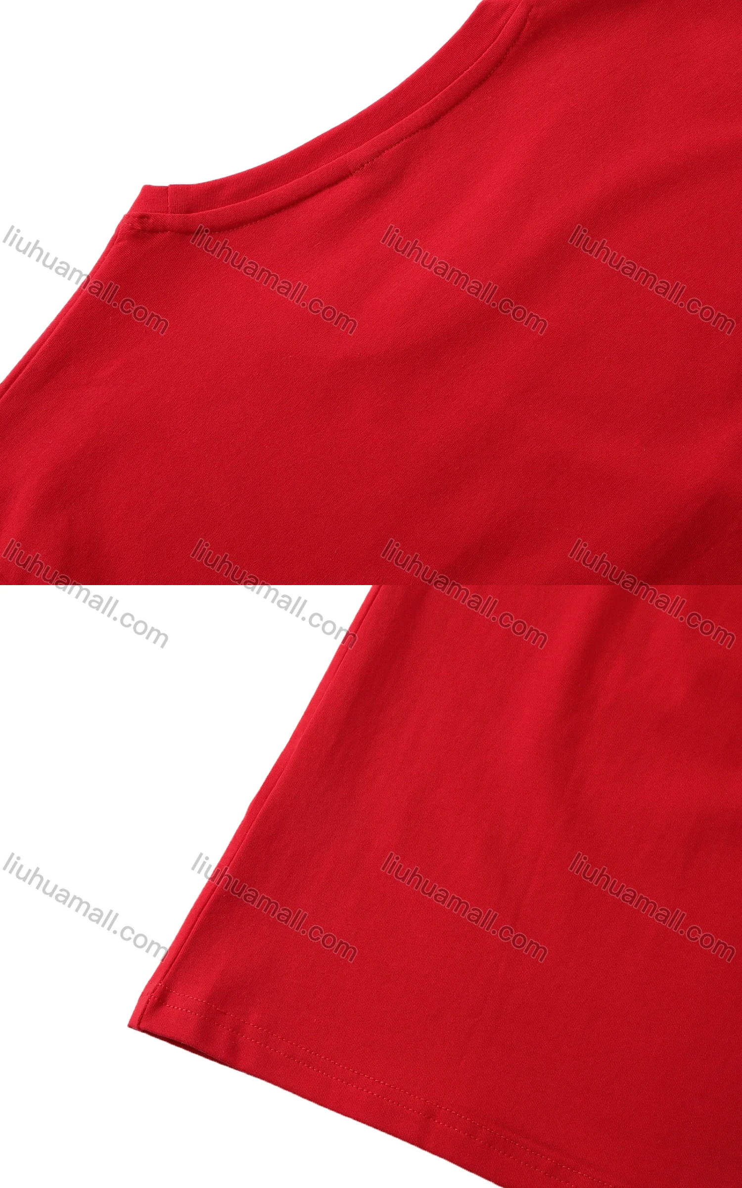 Wholesale Men's Classic Round Neck Plain Embroidered Short Sleeve T Shirt - Liuhuamall