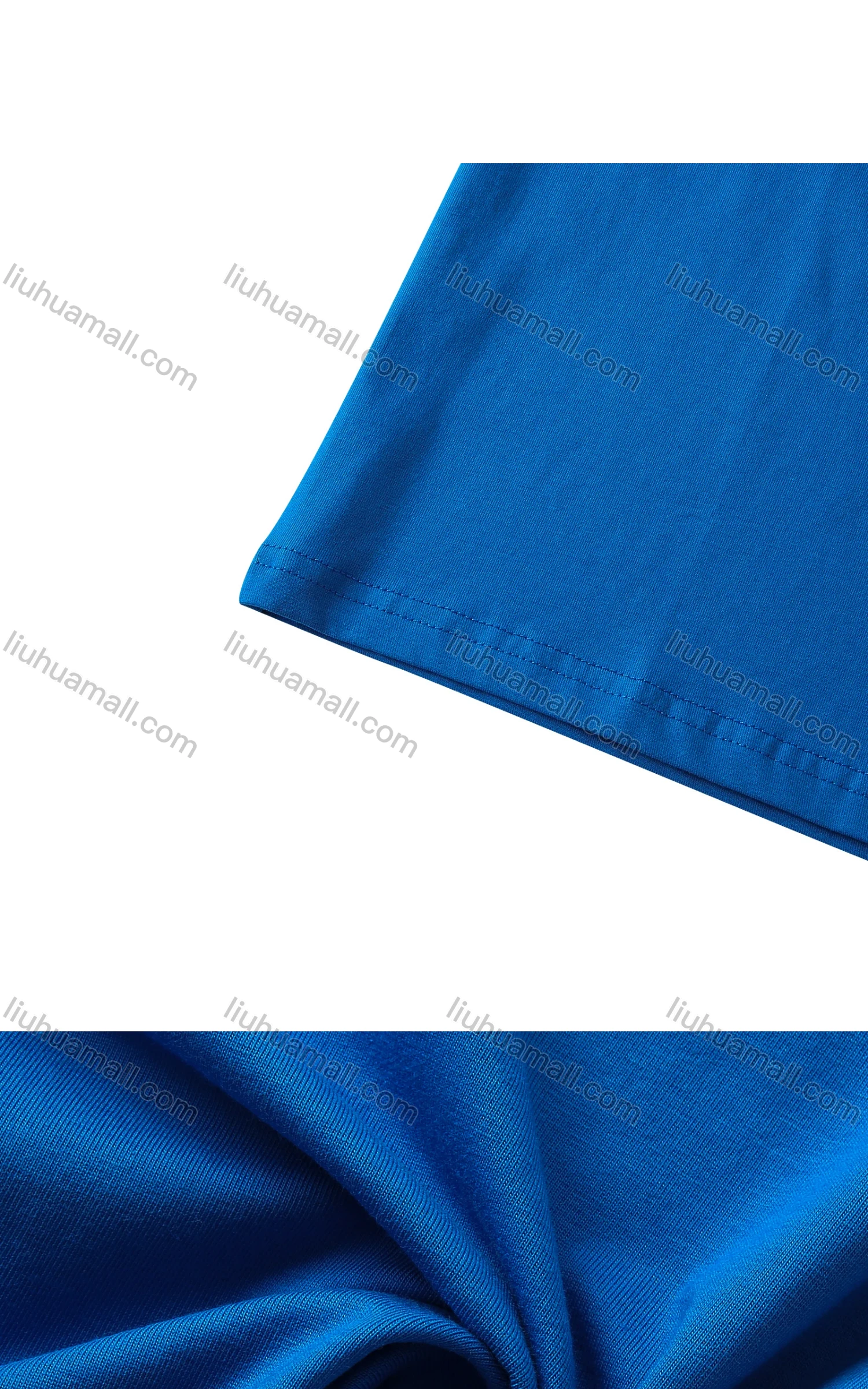 Wholesale Men's Cotton Short Sleeve Contrast Casual Style T Shirt - Liuhuamall