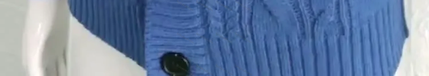 Wholesale Men's Casual Stand Collar Button Down Cable Knit Plain Jackets - Liuhuamall