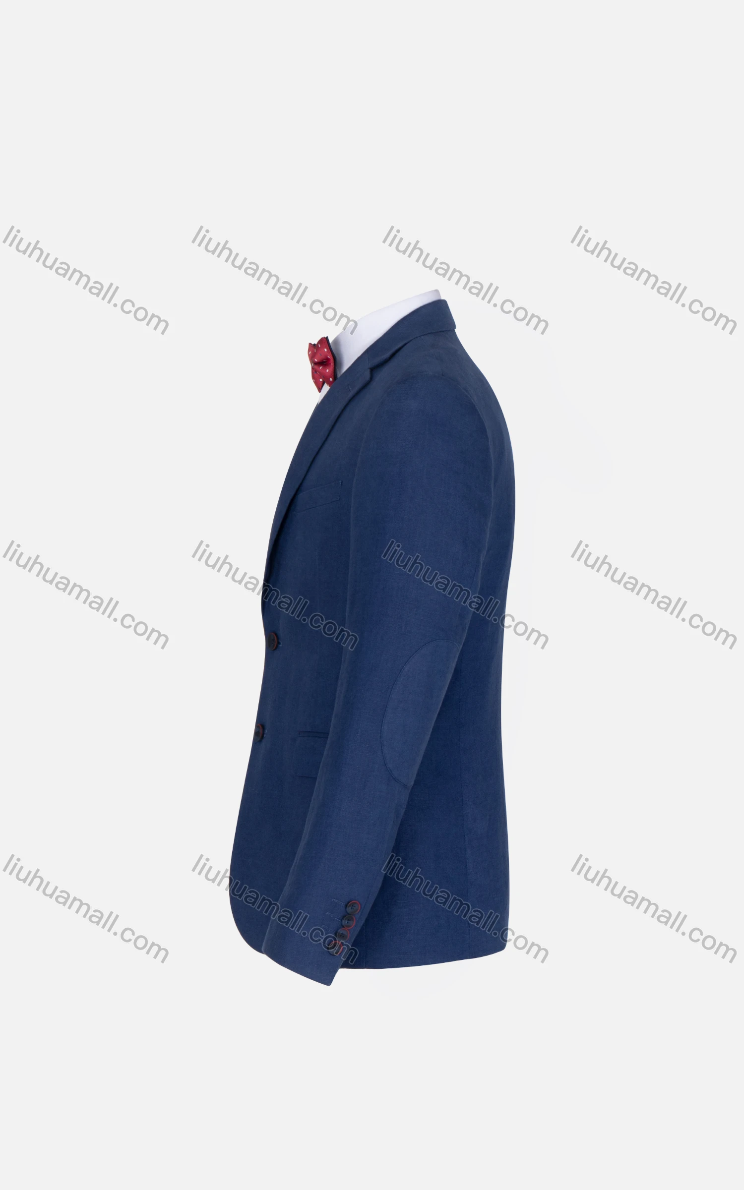 Wholesale Men's Basics Slim Fit Plain Lapel Pockets Single Breasted Blazer Jackets - Liuhuamall