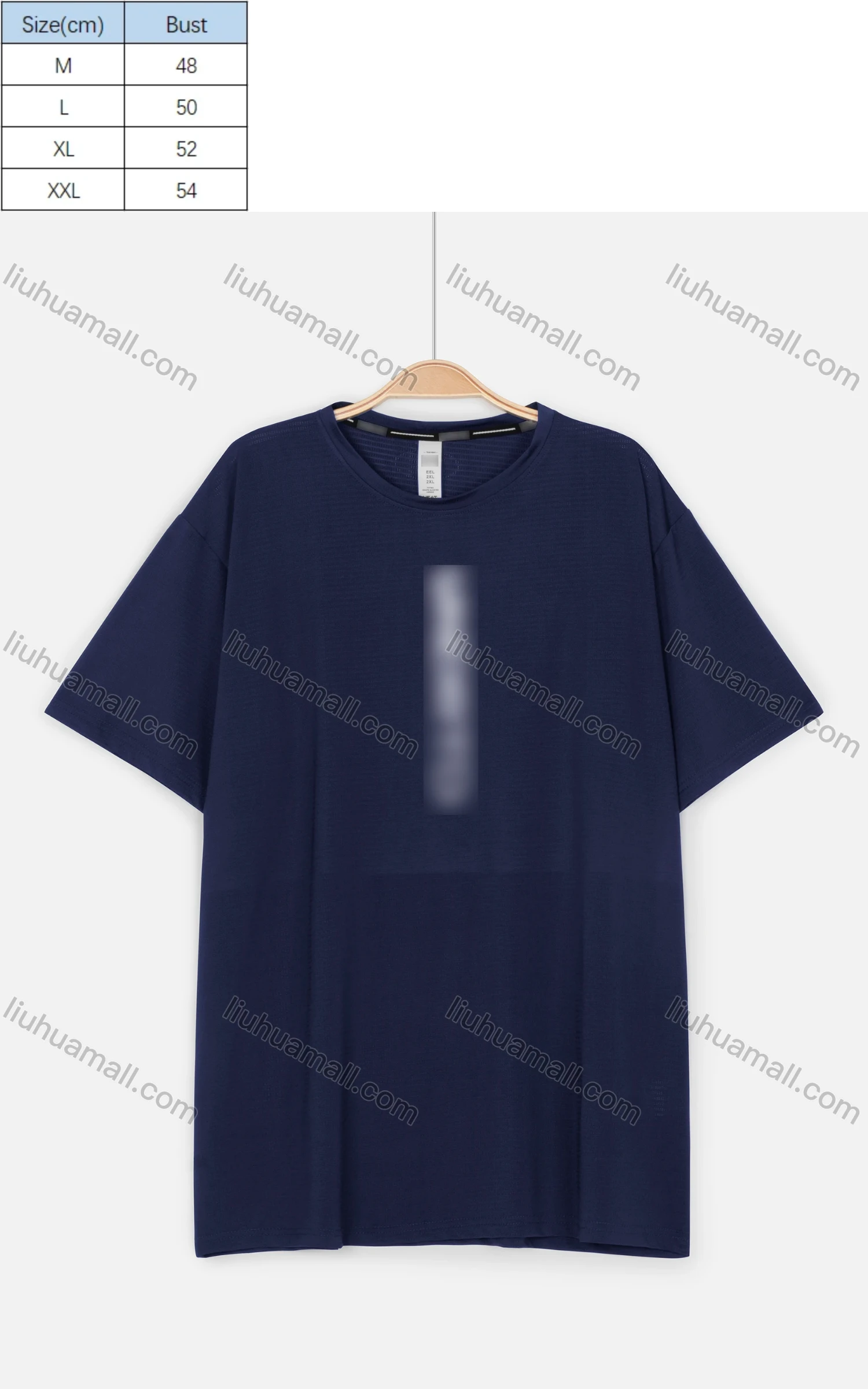 Wholesale Men's Casual Short Sleeve Round Neck Breathable Moisture Wicking Tee - Liuhuamall