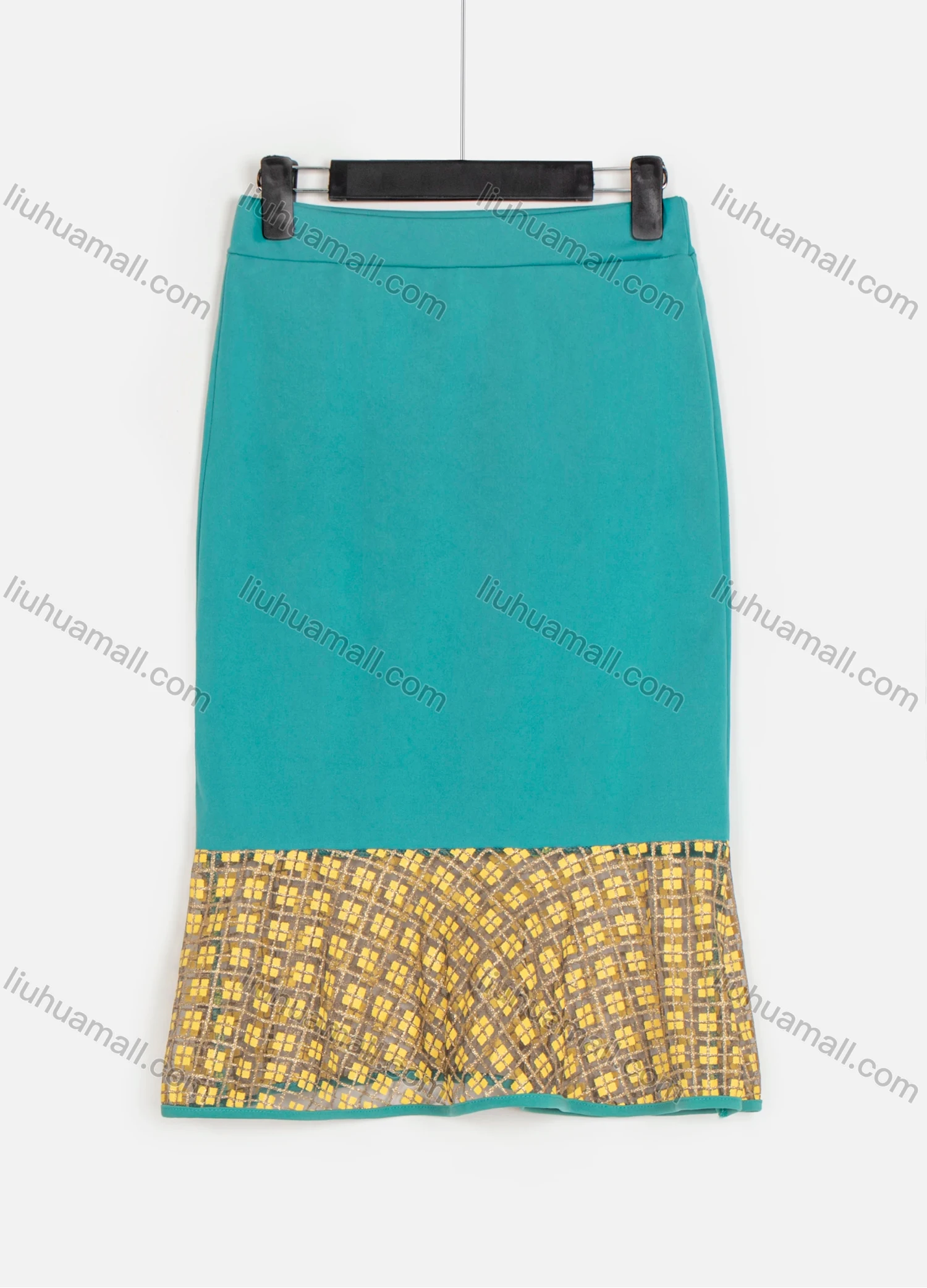 Wholesale Women's Elegant Short Sleeve Blouse With Mermaid Hem Skirt 2 Piece Set - Liuhuamall