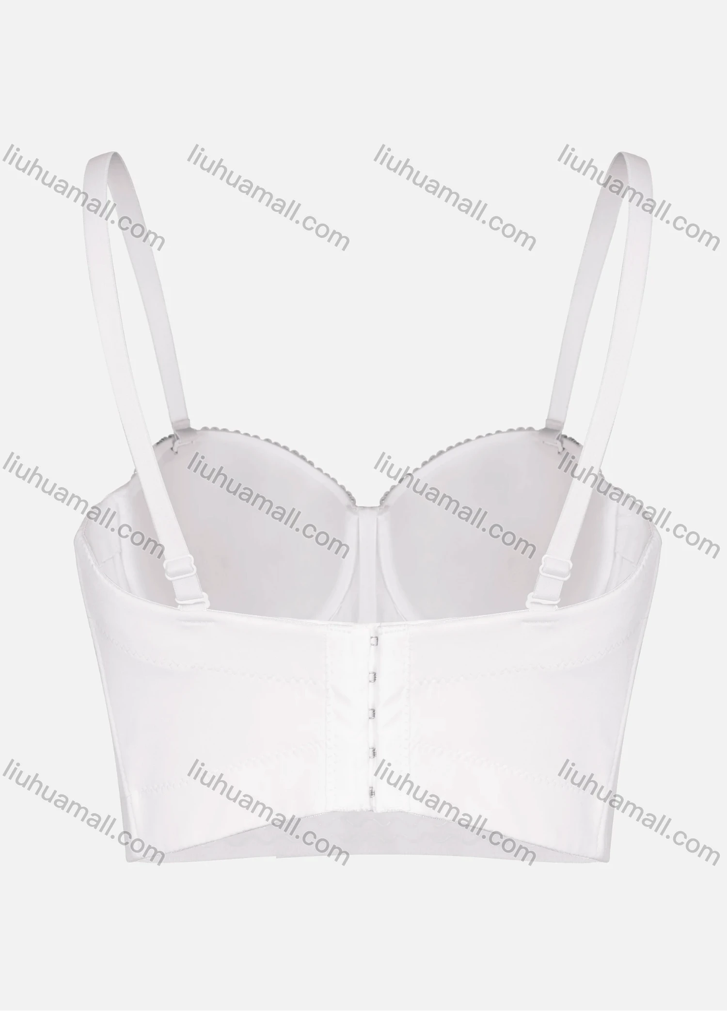 Wholesale Women's Sexy Punk Corset Goth Lace Club Bustier Pearl Decor Push Up Corset Crop Top - Liuhuamall