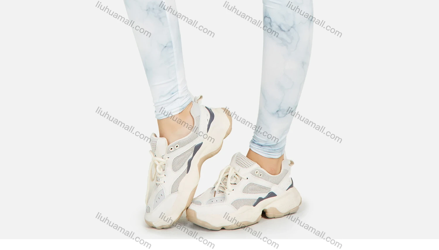 Wholesale Women's Tie Dye Mock Neck Tee With High Waist Leggings 2 Piece Set - Liuhuamall