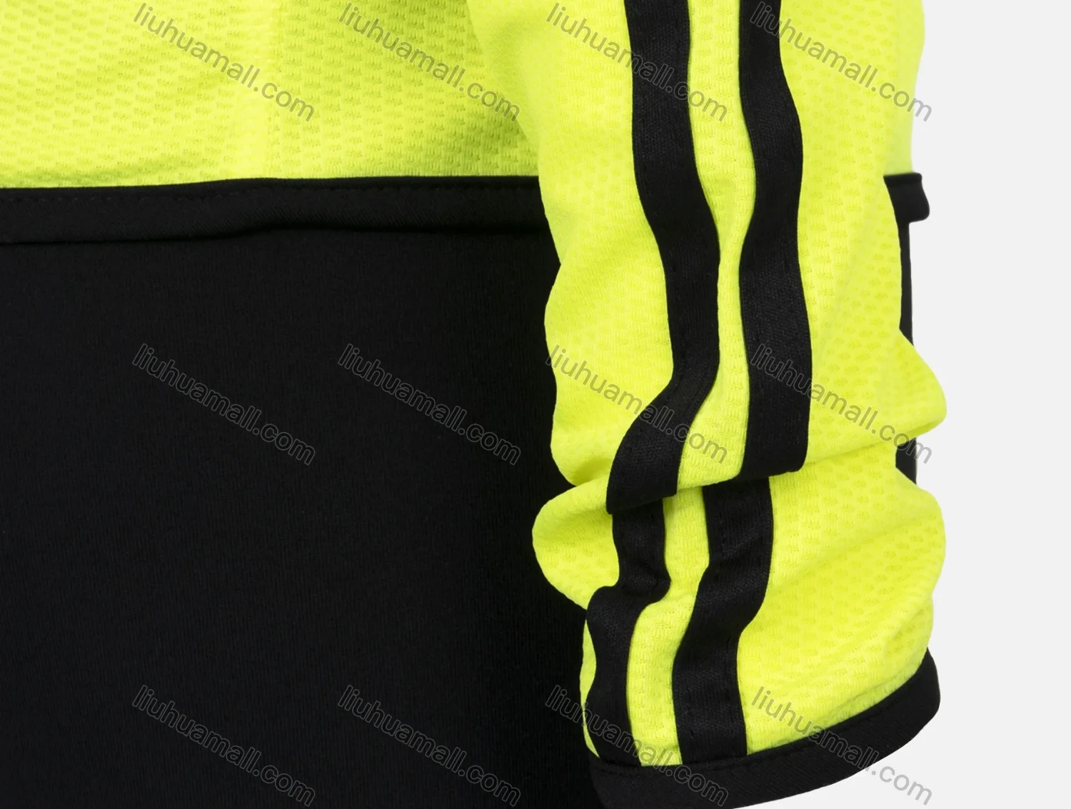 Wholesale Women's Zip Hooded Pockets Striped Jacket & Leggings Sporty Set 9131# - Liuhuamall