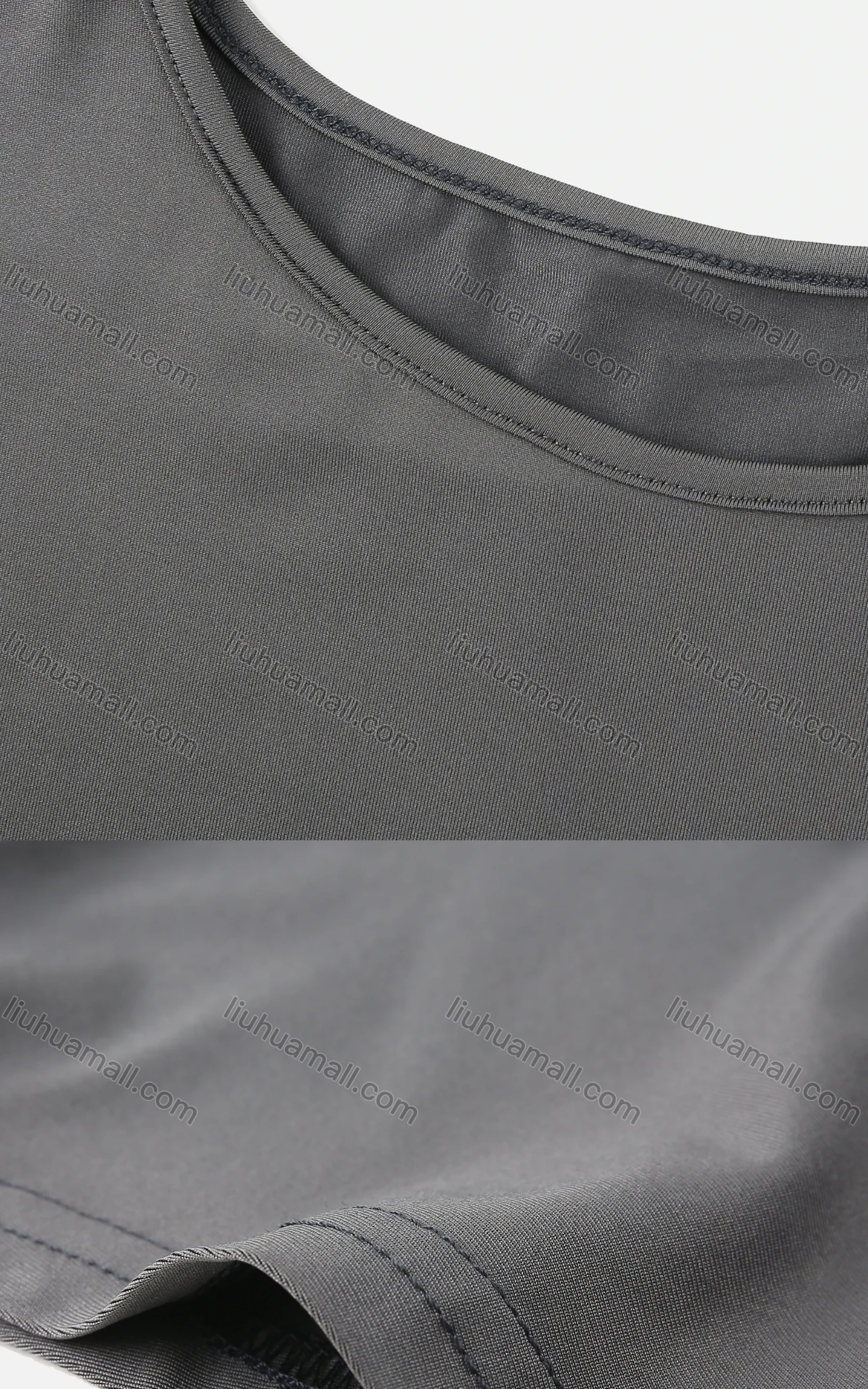 Wholesale Women's Summer Plain Round Neck Short Sleeve Ruched Asymmetrical Hem Short Dress - Liuhuamall