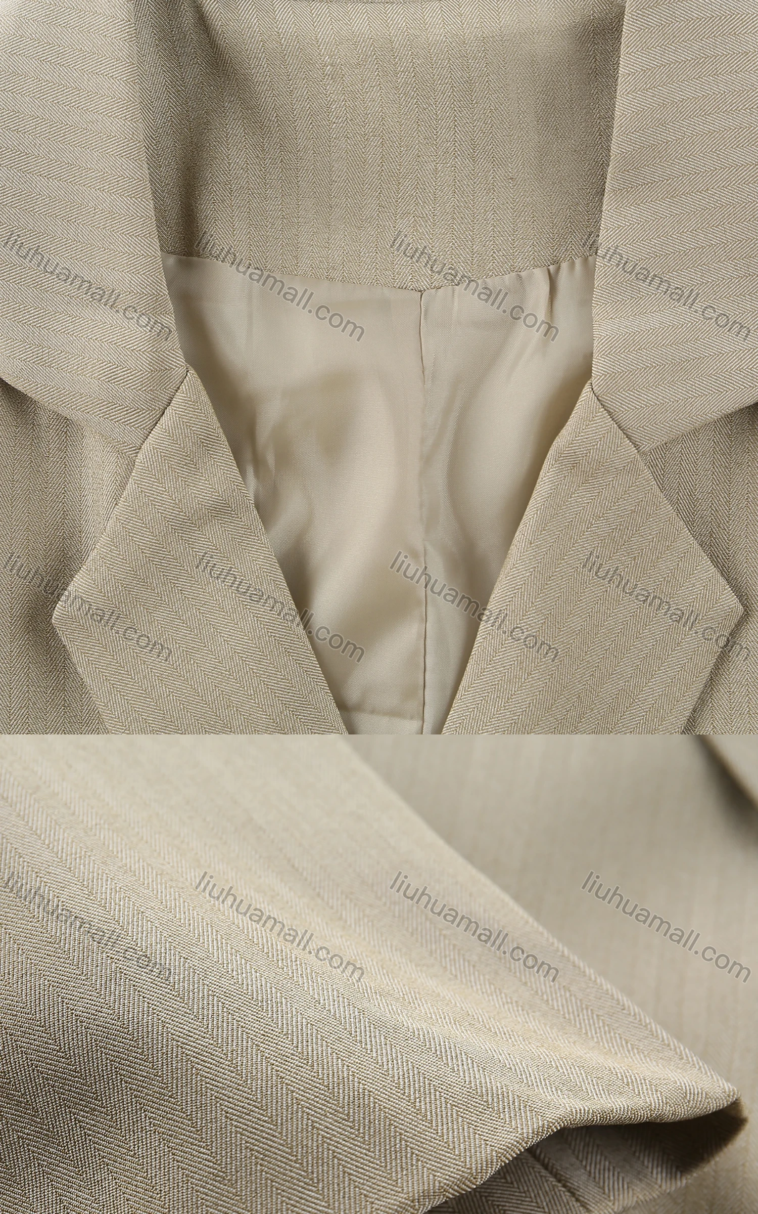 Wholesale Women's Casual Lapel Button Up Long Sleeve Dual Pockets Plain Suit Coat - Liuhuamall