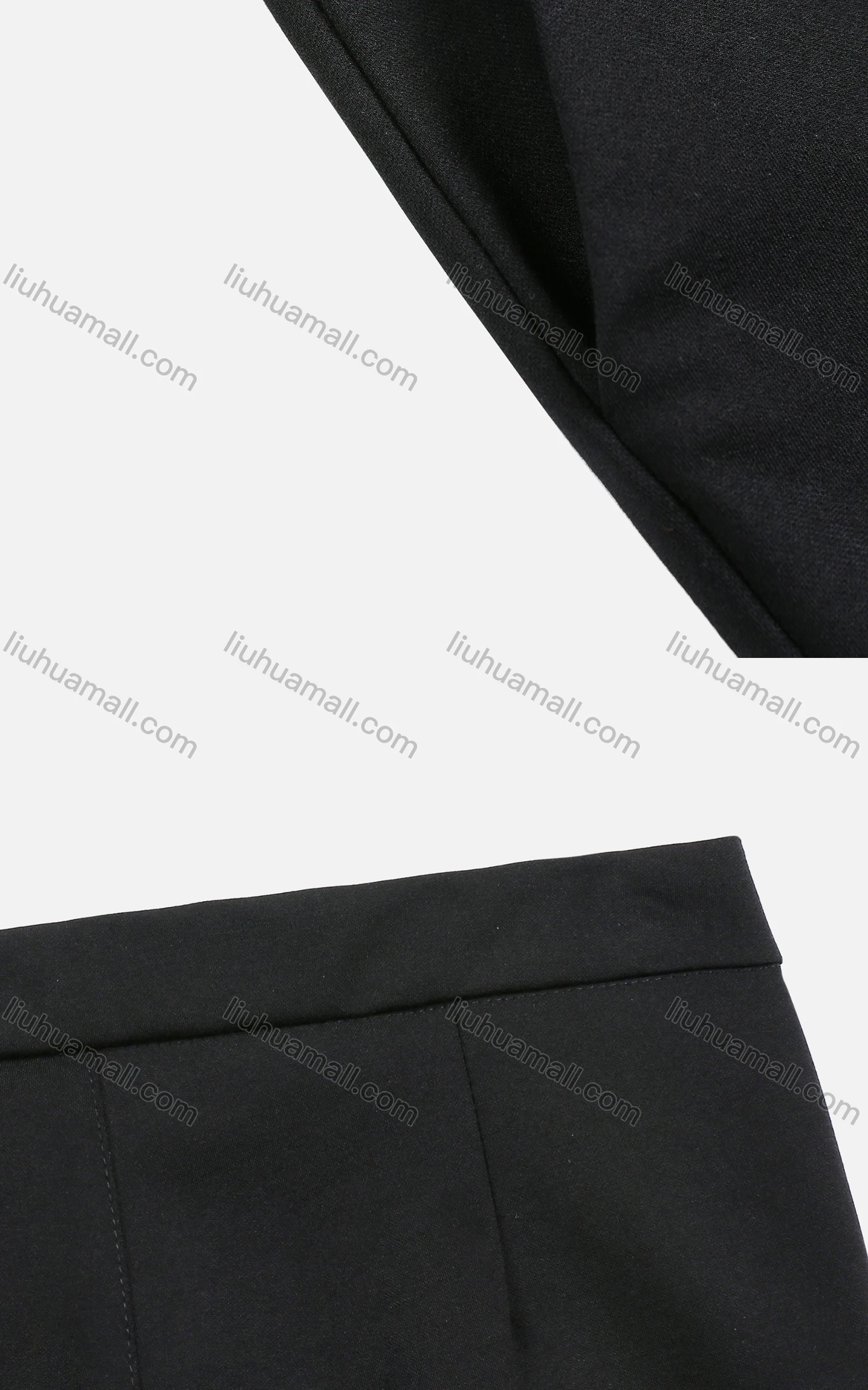 Wholesale Women's Casual Plain Button Closure High Waist Slim Fit Flared Pants - Liuhuamall