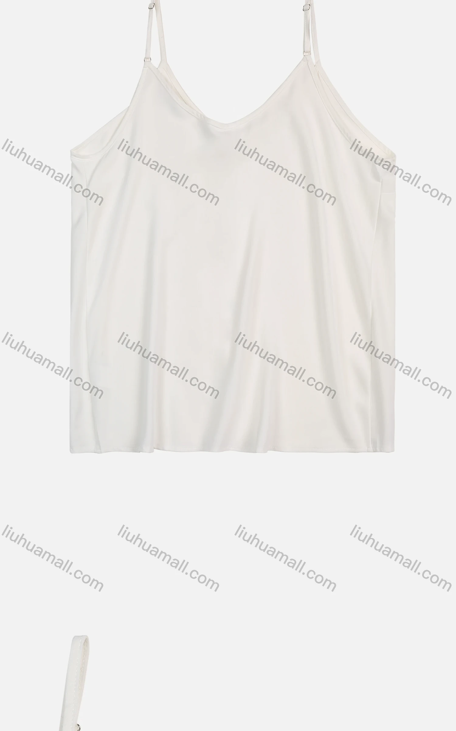 Wholesale Women's Summer Casual Button Decor Plain Crop Cami Top - Liuhuamall