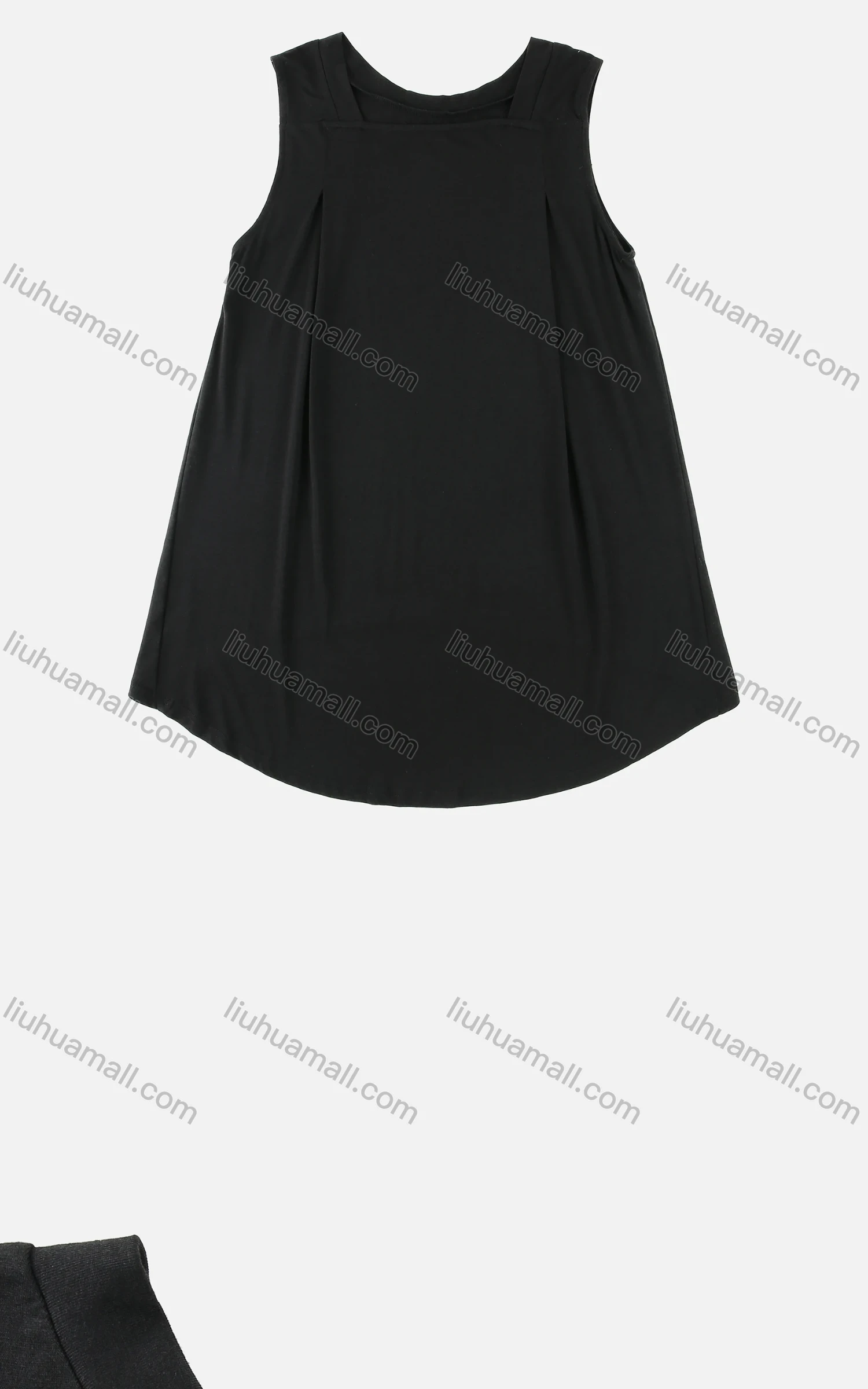 Wholesale Women's Summer Round Neck High Low Hem Plain Casual Tank Top - Liuhuamall