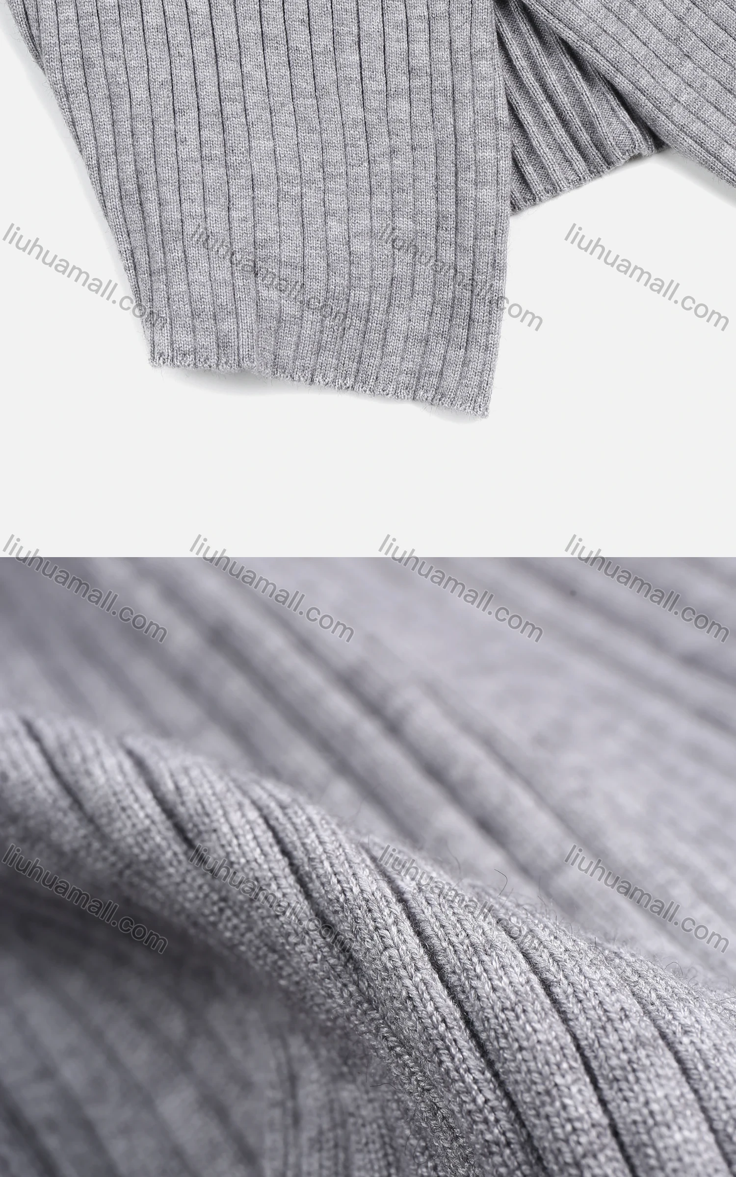 Wholesale Women's Elegant V Neck Long Sleeve Asymmetrical Hem Wrap Ribbed Knit Sweater - Liuhuamall