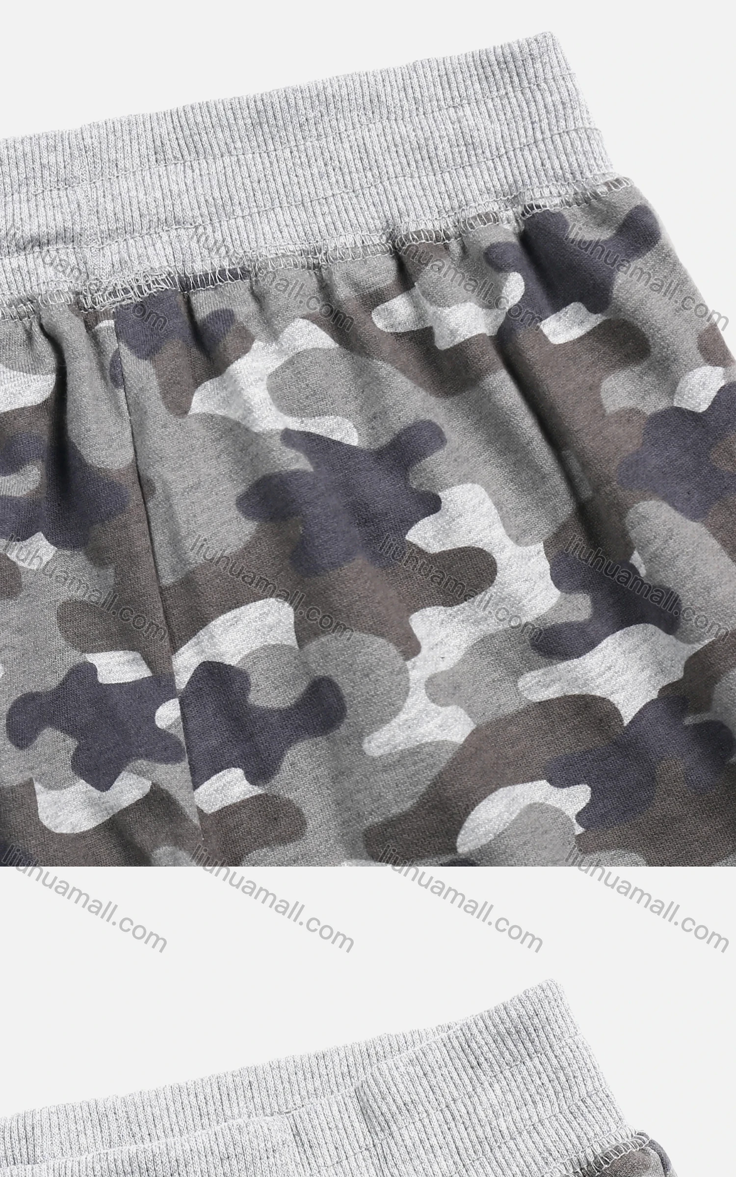 Wholesale Boys' Casual Allover Camo Print Cotton Elastic Waist Ankle Length Jogger - Liuhuamall