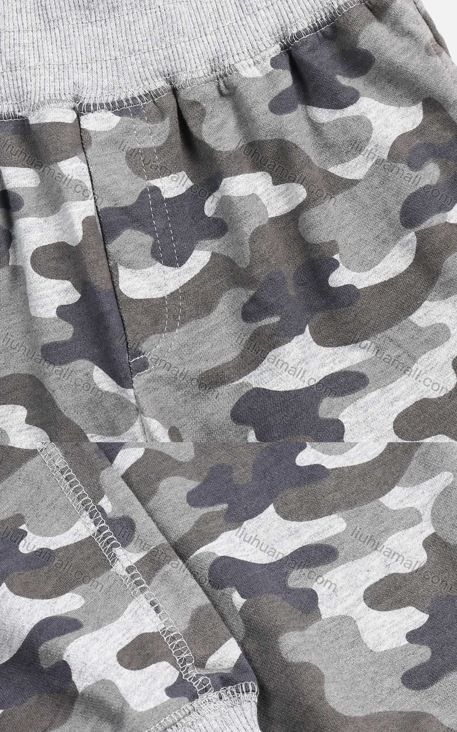 Wholesale Boys' Casual Allover Camo Print Cotton Elastic Waist Ankle Length Jogger - Liuhuamall