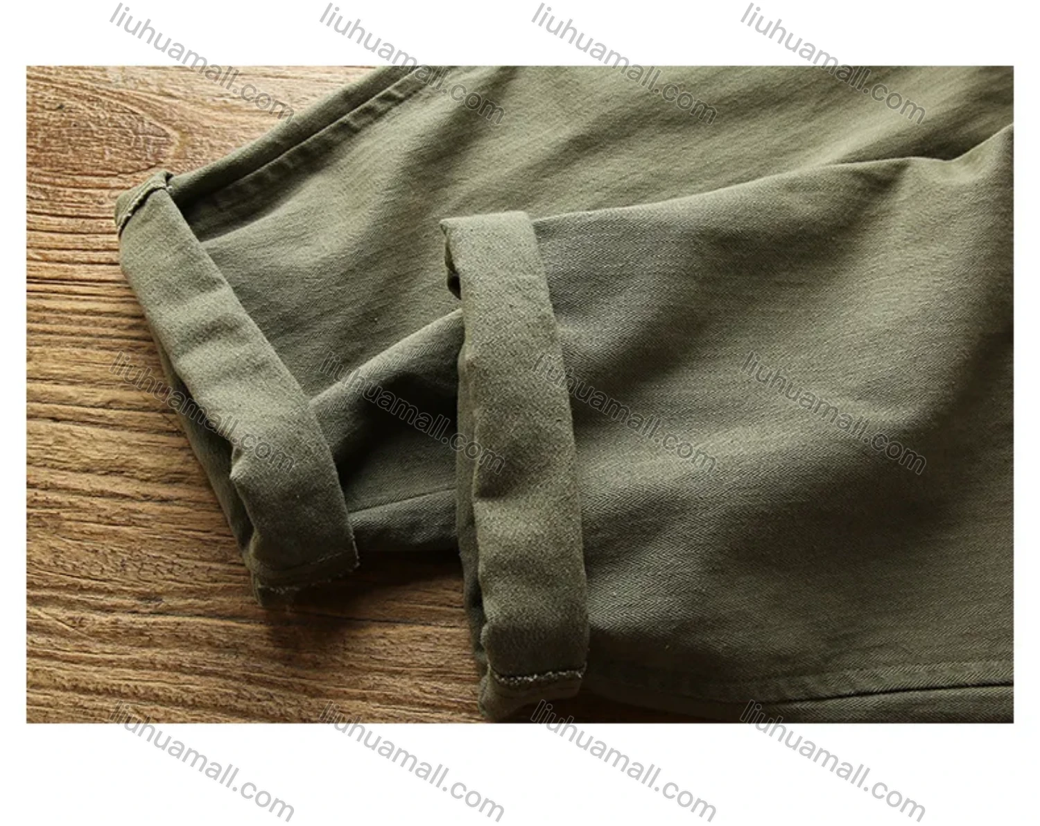 Wholesale Men's Plain Multiple Flap Pockets American Suspenders Loose Casual Cargo Overalls PM-3320# - Liuhuamall